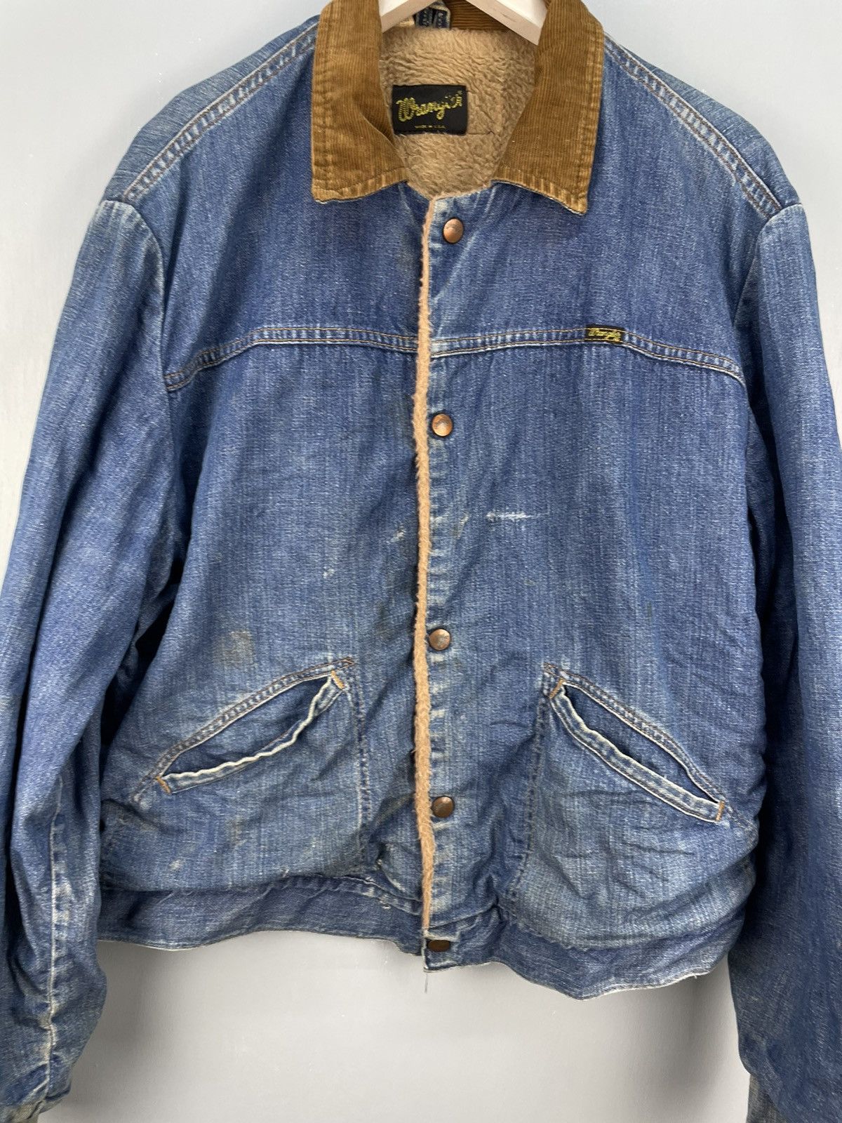 Vintage Vintage 70s Wrangler denim jacket Size US XL / EU 56 / 4 - 3 Thumbnail