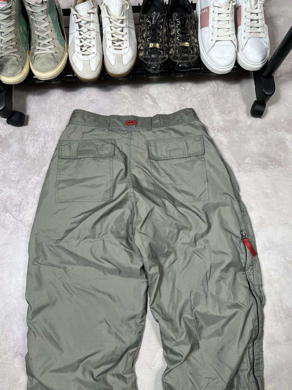 Ecko Unltd. Vintage Ecko Undl Made in Korea Distressed Nylon Pants Size US 34 / EU 50 - 20 Thumbnail