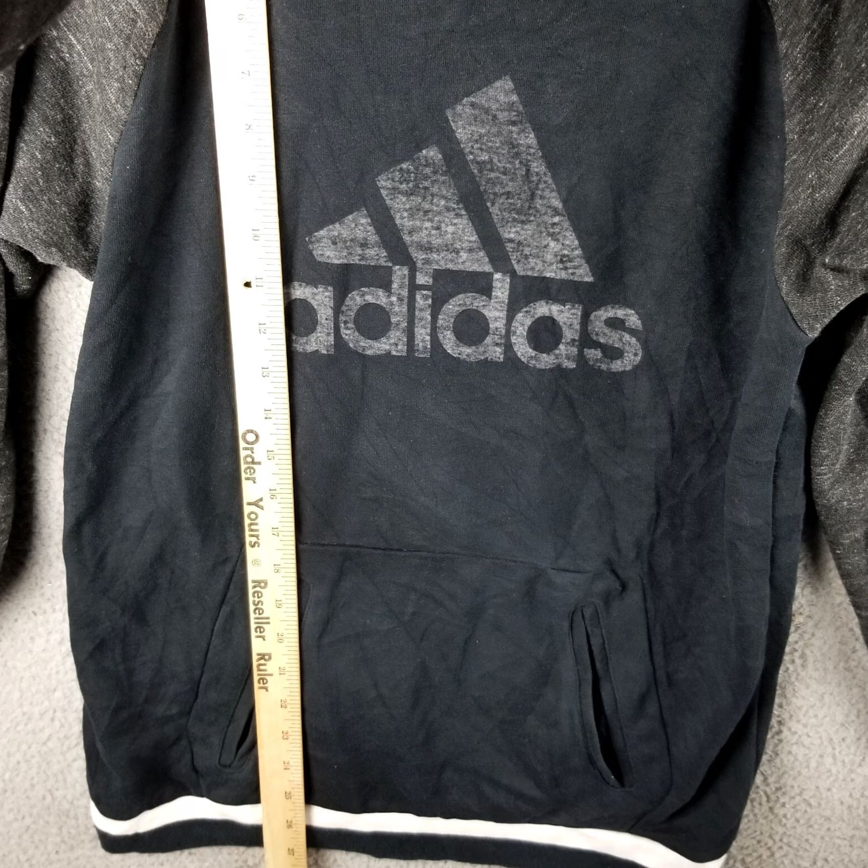 Adidas Adidas Hoodie Sweatshirt Women Small Gray Sport Essentials Climalite Pullover Hooded Activewear Soccer Running Gym & Training Womens Size S / US 4 / IT 40 - 4 Thumbnail