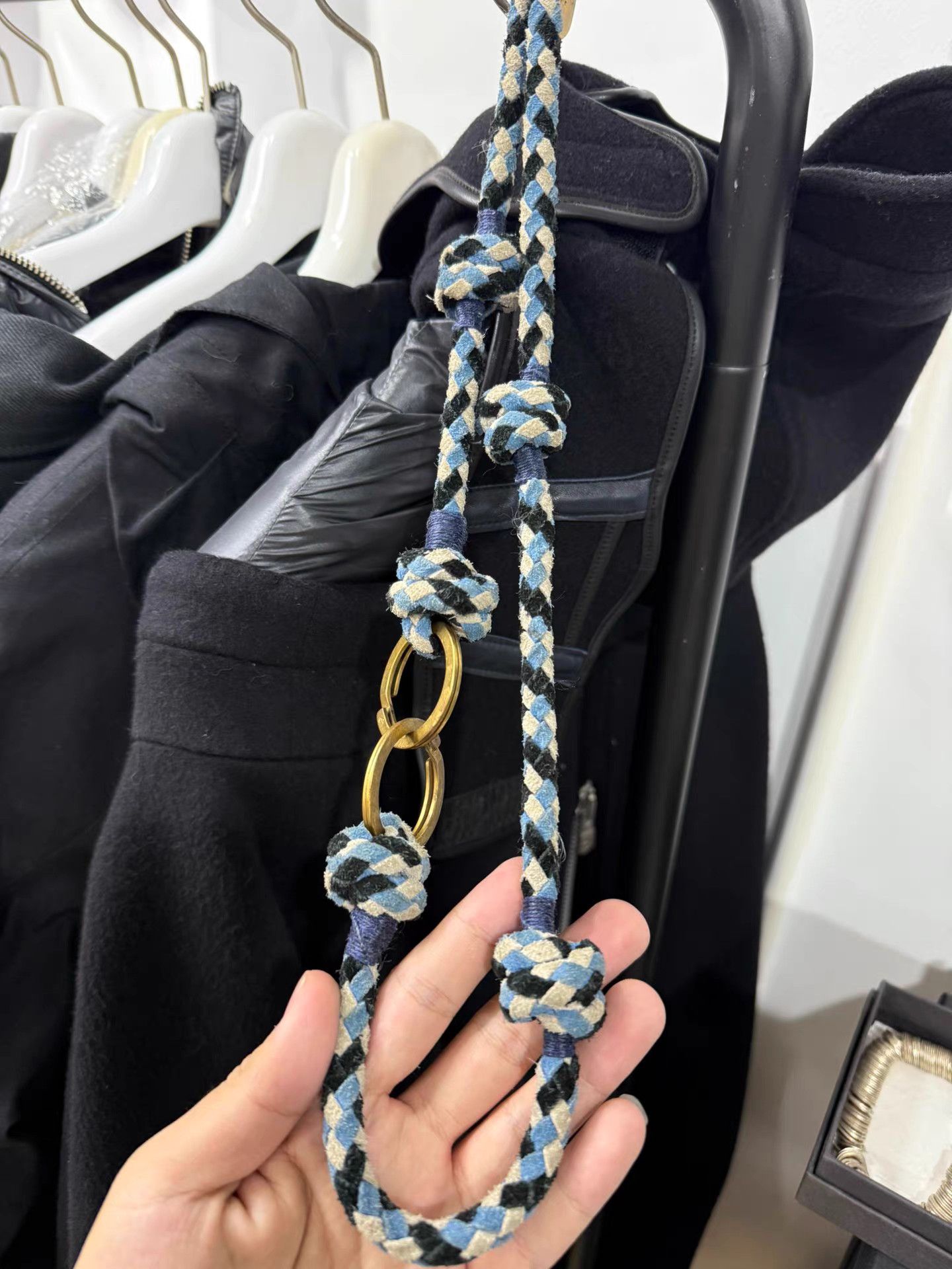 Takahiromiyashita The Soloist. The soloist Leather Patchwork Woven Belt Chain K20 Size ONE SIZE - 2 Thumbnail