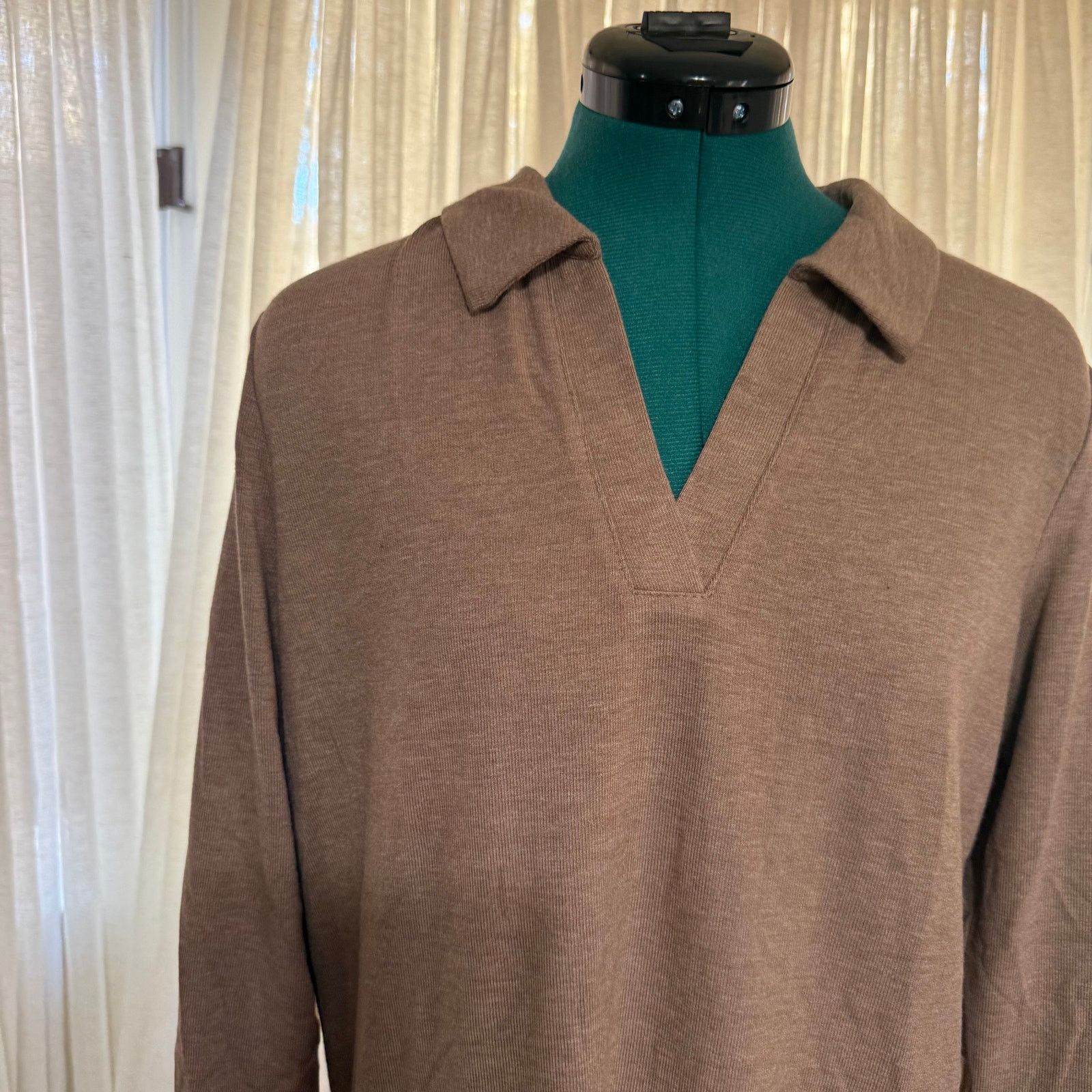 Other Matty M Notched Neck Tunic Top | Sz M Size M / US 6-8 / IT 42-44 - 3 Thumbnail