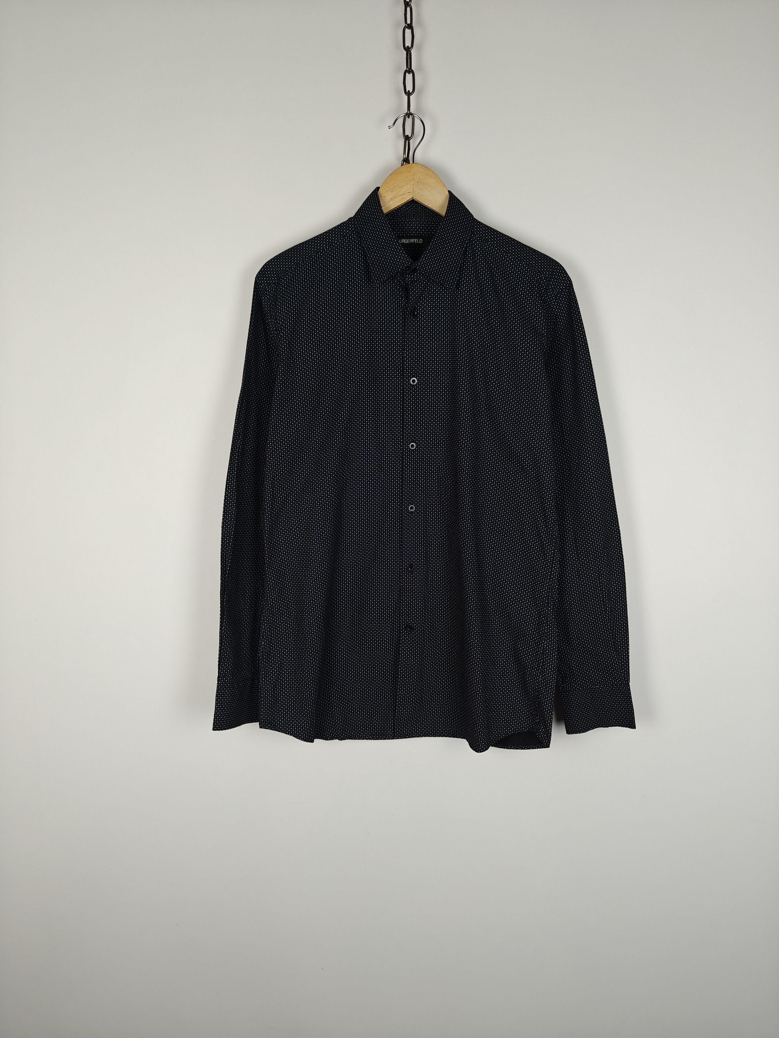 Karl Lagerfeld Karl Lagerfeld Shirt Polka Dot Black size M Size US M / EU 48-50 / 2 - 1 Thumbnail
