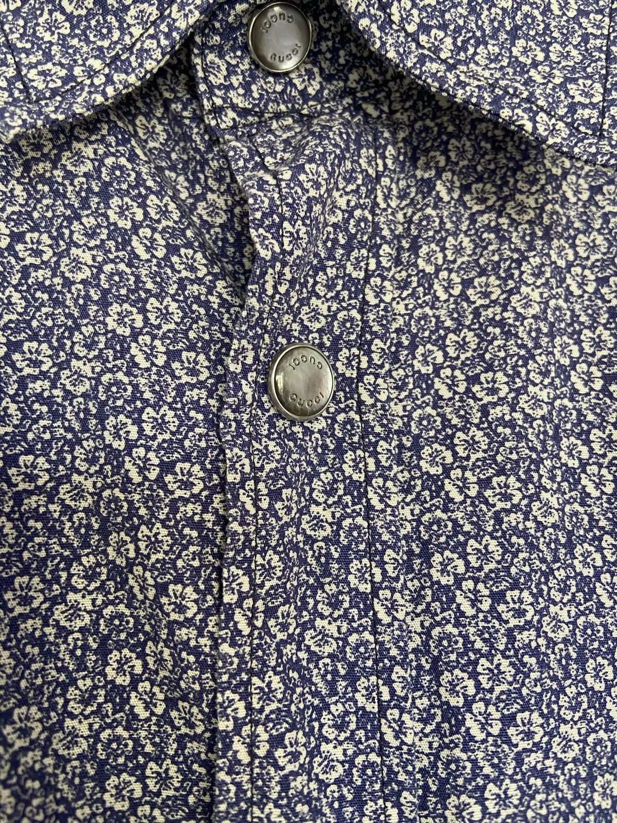 Gucci Gucci Flowers print Slim fit Shirt Size US S / EU 44-46 / 1 - 2 Thumbnail