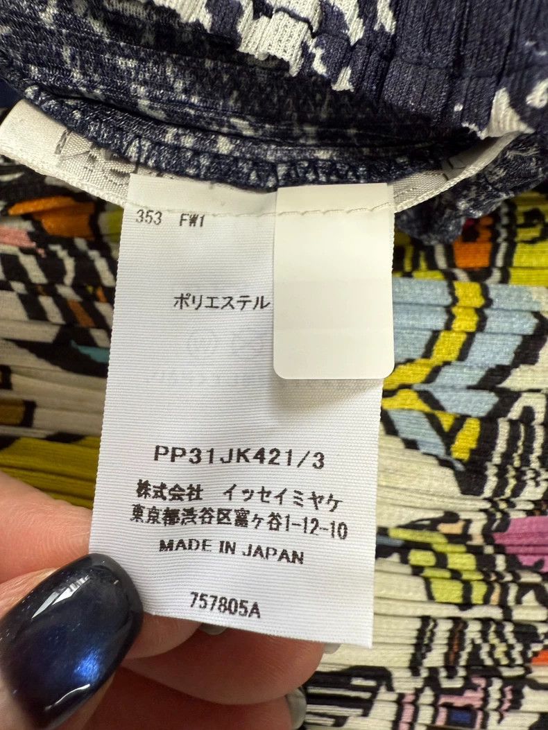 Issey Miyake Issey Miyake size:3 Black denim short-sleeved top Size XS / US 0-2 / IT 36-38 - 3 Thumbnail