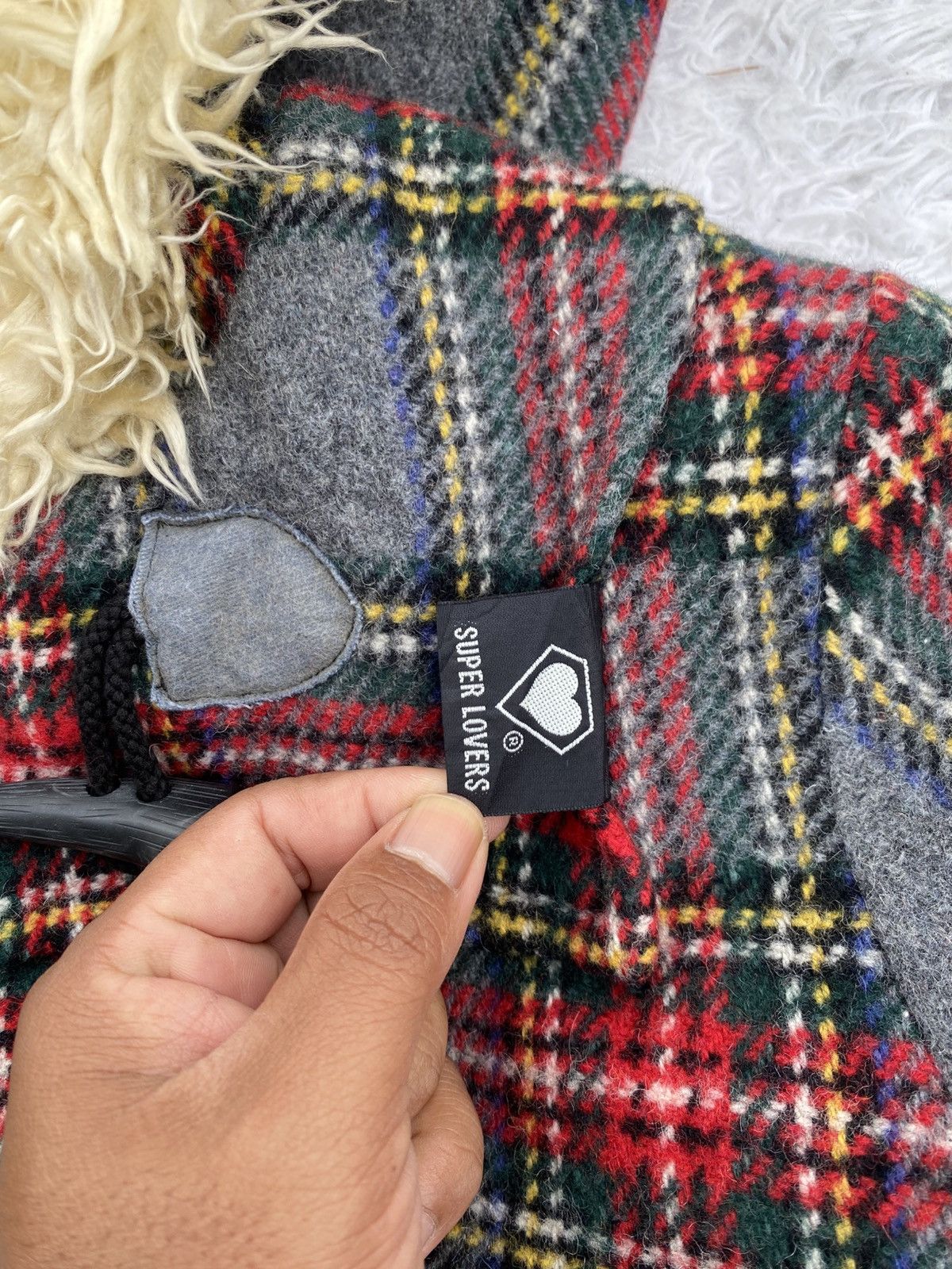 Super Lovers Rare Vintage Super Lovers Wool Long Jacket Size M / US 6-8 / IT 42-44 - 15 Thumbnail