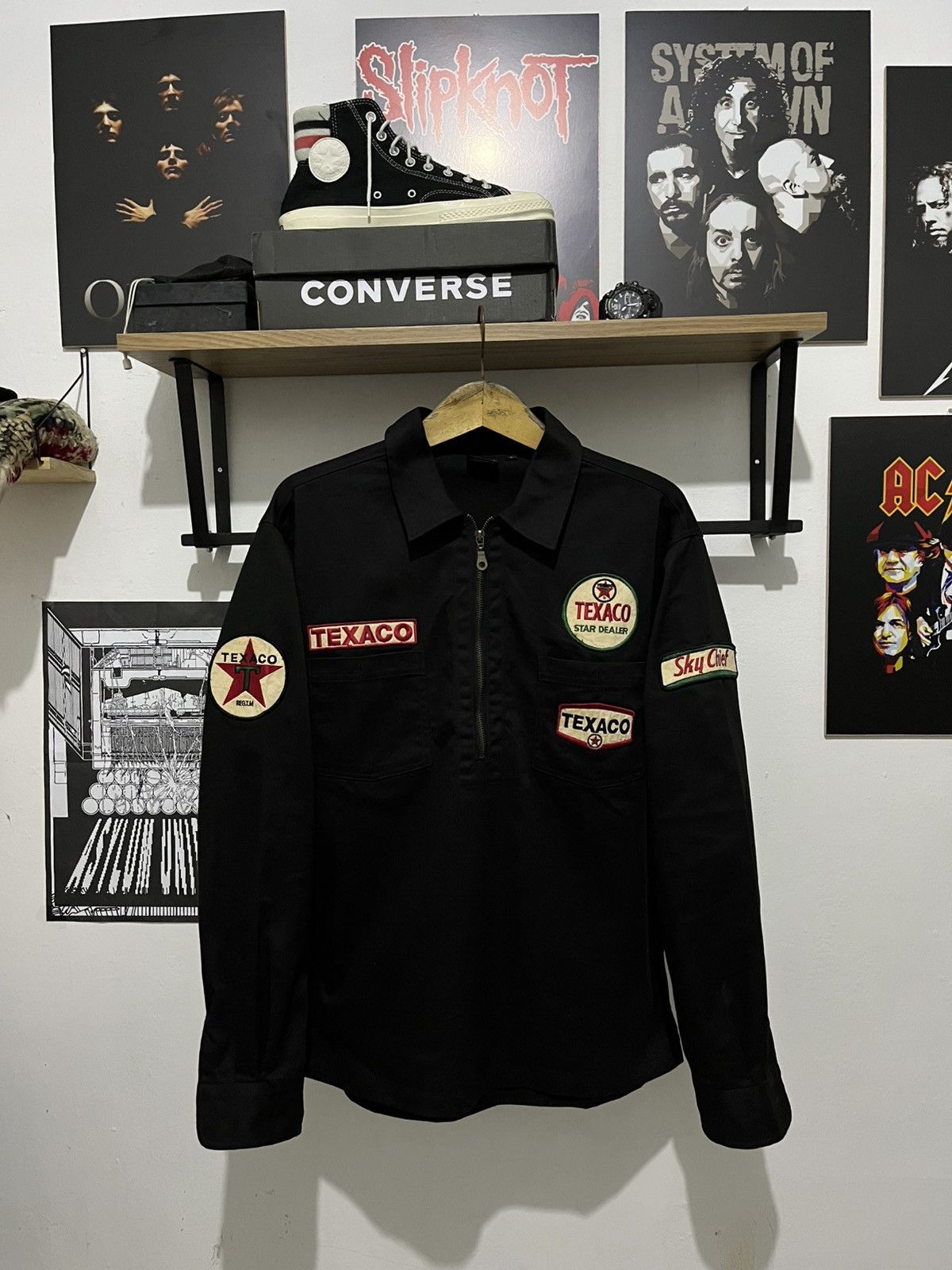 NASCAR × Vintage Texaco half zip work shirt Size US L / EU 52-54 / 3 - 1 Thumbnail
