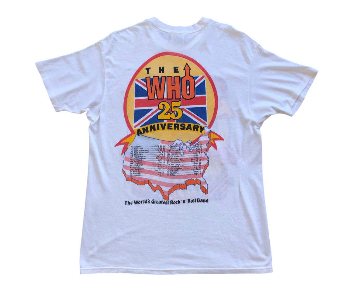 Hanes Vintage The Who 25th Anniversary XL 1989 Size US XL / EU 56 / 4 - 3 Thumbnail