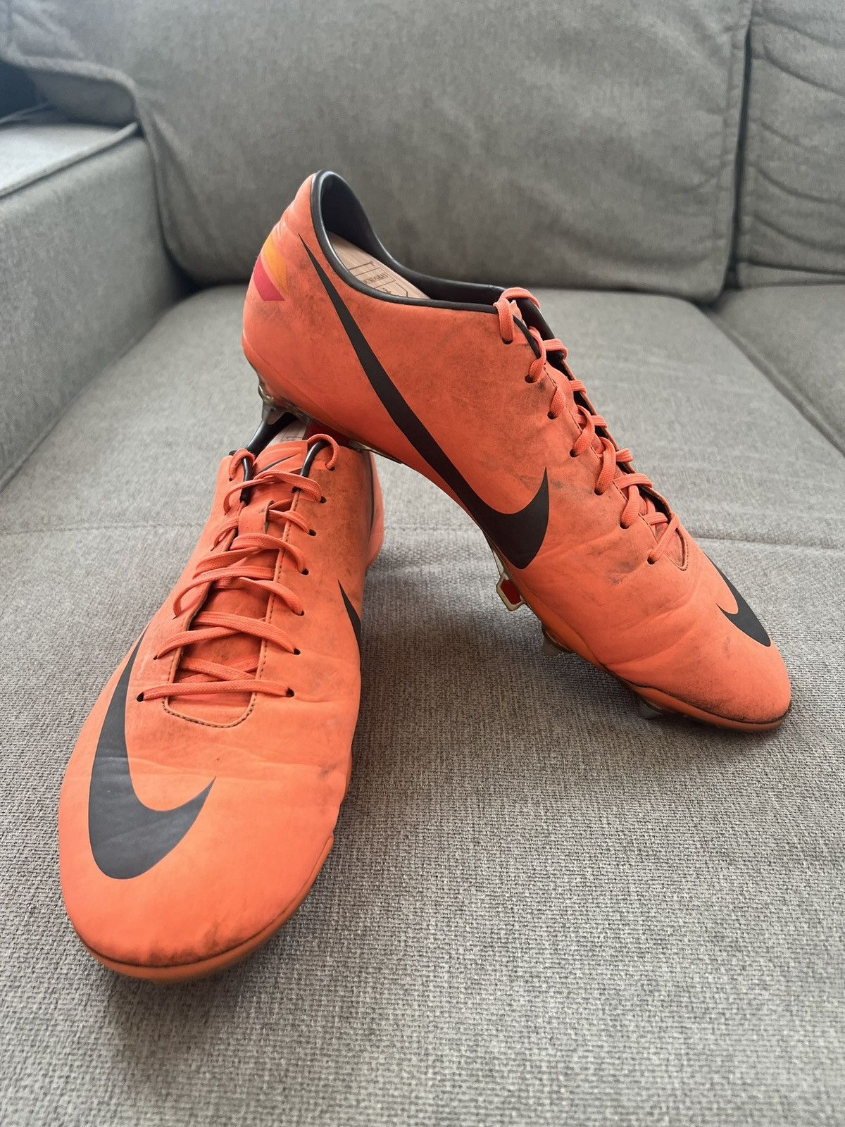 Nike Nike Mercurial Vapor VIII SG - Bright Mango Size US11/EUR45 Size US 11 / EU 44 - 2 Thumbnail