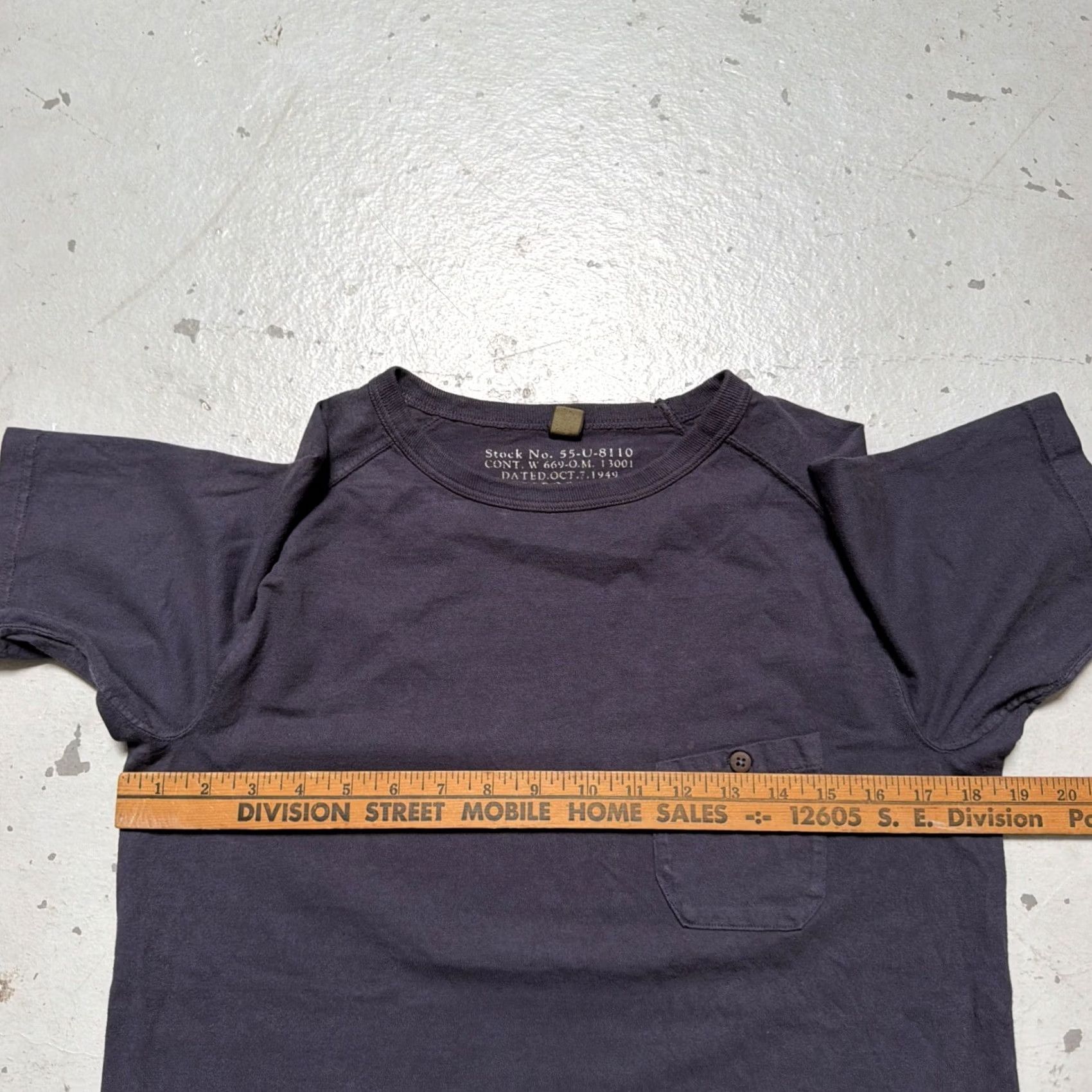 Nigel Cabourn Nigel Cabourn T-Shirt Made In Japan Pocket Solid Cotton 46 XS-S Size US XXL / EU 58 / 5 - 2 Thumbnail