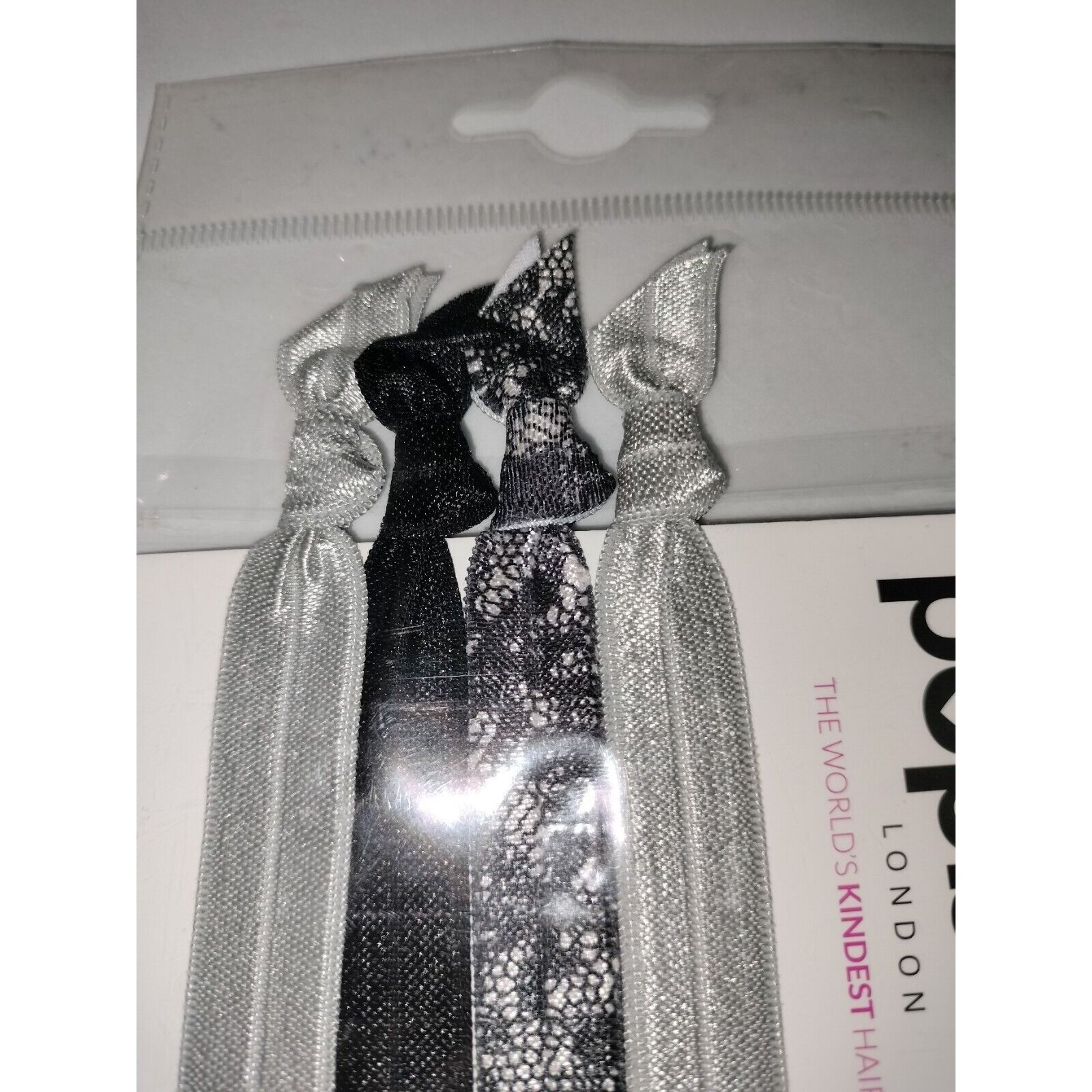 Other Popband Silver Gray Lace Shiny Glitter Hair Accessories Band Size ONE SIZE - 8 Thumbnail