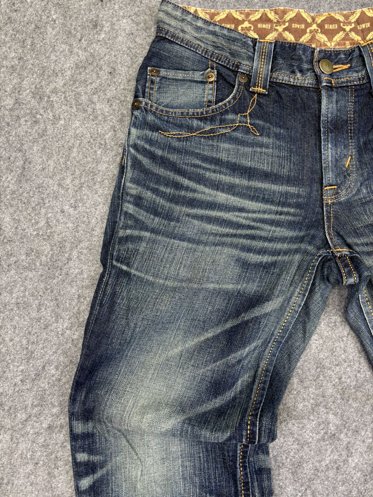 Edwin 💥Flare💥Edwin Westerner Style Sick Fades Flare Denim F833 Size US 32 / EU 48 - 4 Thumbnail