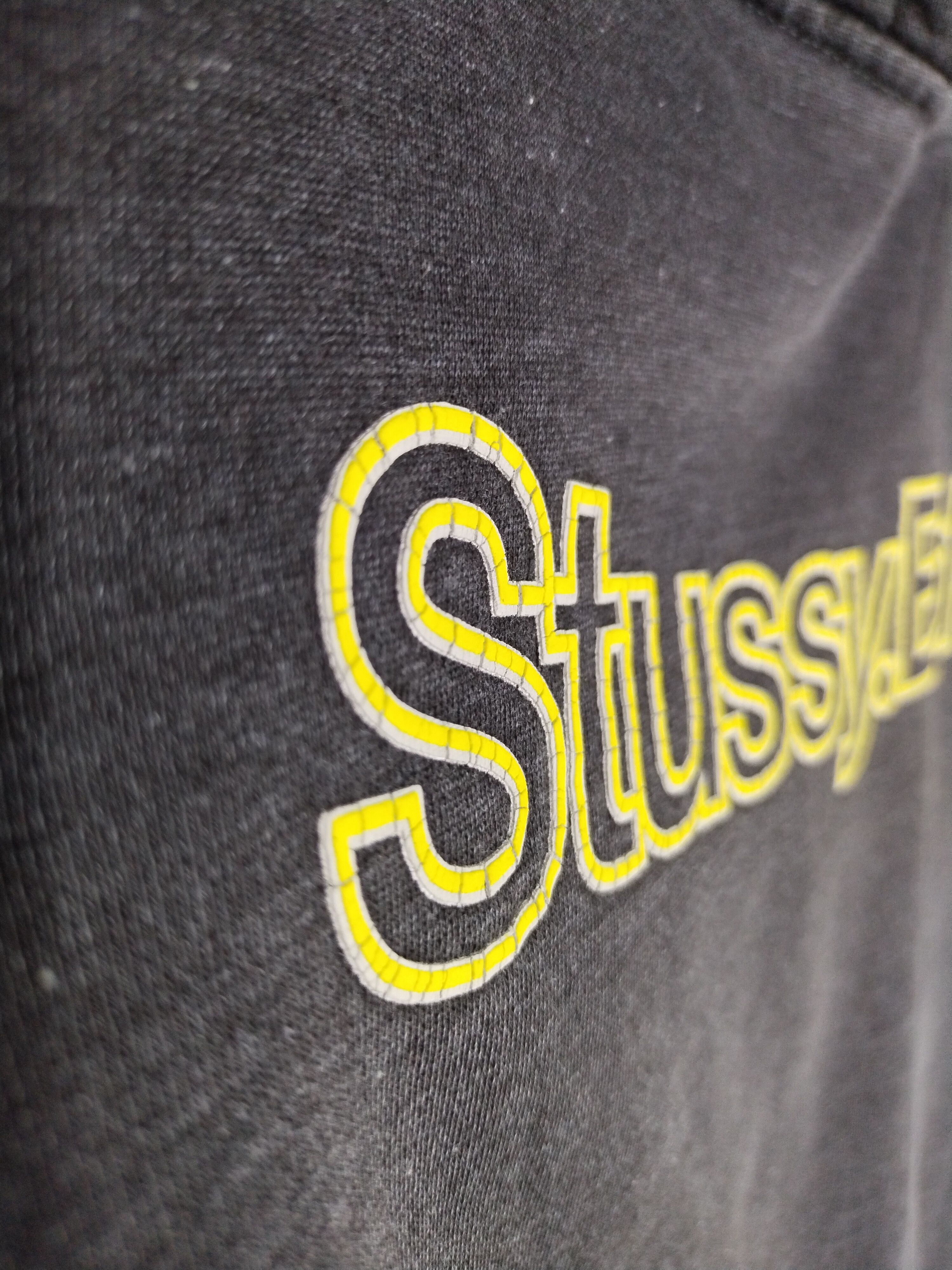 Stussy × Vintage Vintage 80's Stussy Edt. Logo Pullover Grey Hoodie Size US L / EU 52-54 / 3 - 7 Thumbnail