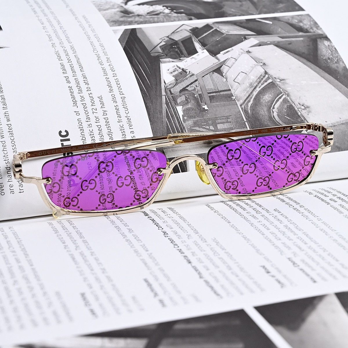 Gucci GUCCI GG1278S SUNGLASSES Size ONE SIZE - 13 Thumbnail