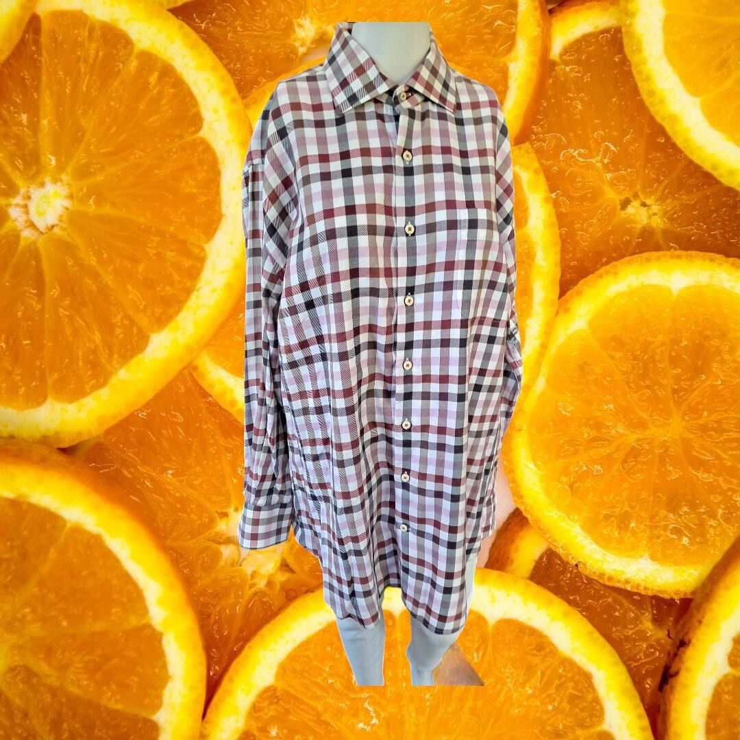 Peter Millar Peter Millar 100% Cotton Plaid Flannel Button Up Shirt Size Size US L / EU 52-54 / 3 - 8 Thumbnail