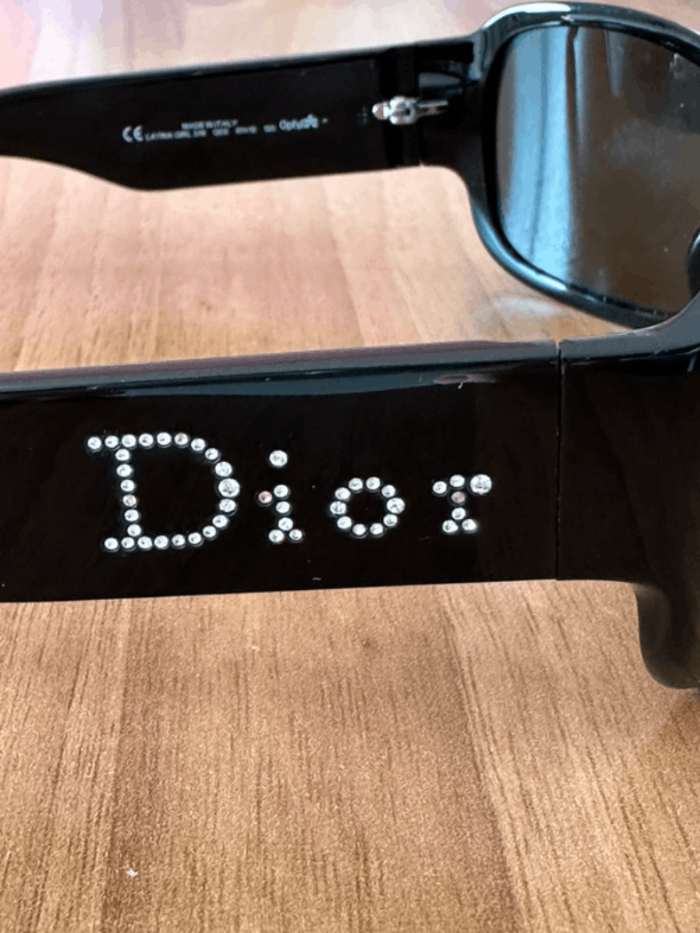 Dior Dior Sunglasses Latina Girl 3 Shield Mask Bike Pop Vintage Size ONE SIZE - 3 Thumbnail