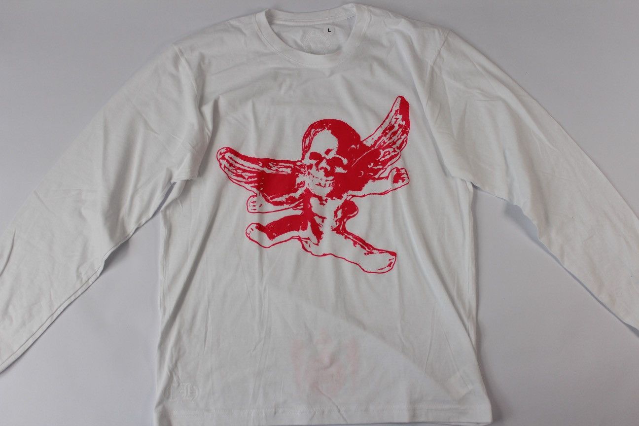 Chrome Hearts Chrome Hearts x Foti Logo Long Sleeve Tee Shirt Size US L / EU 52-54 / 3 - 7 Thumbnail
