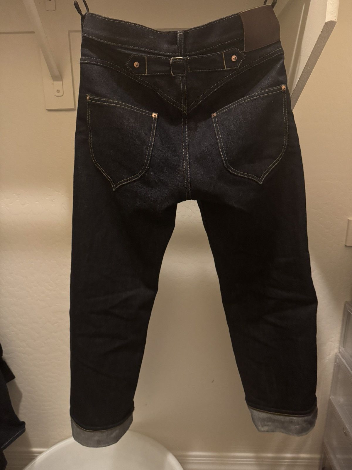 Yuremane Yuremane Yeuniform Indigo Selvedge Denim Size US 30 / EU 46 - 2 Thumbnail
