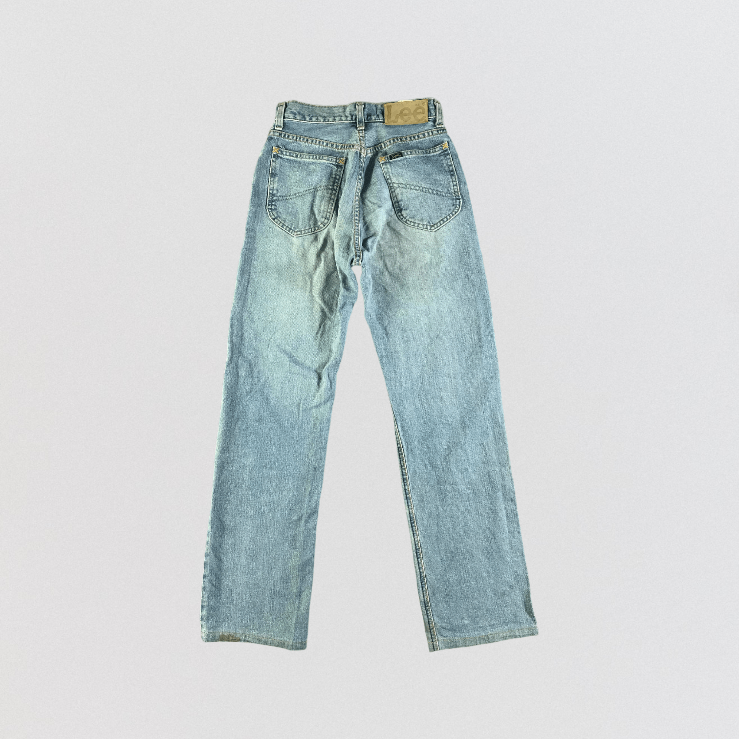 Lee × Vintage Vintage 90s High Waist Miss Lee Selvedge Jeans-JM3635 Size 26" / US 2 / IT 38 - 2 Thumbnail