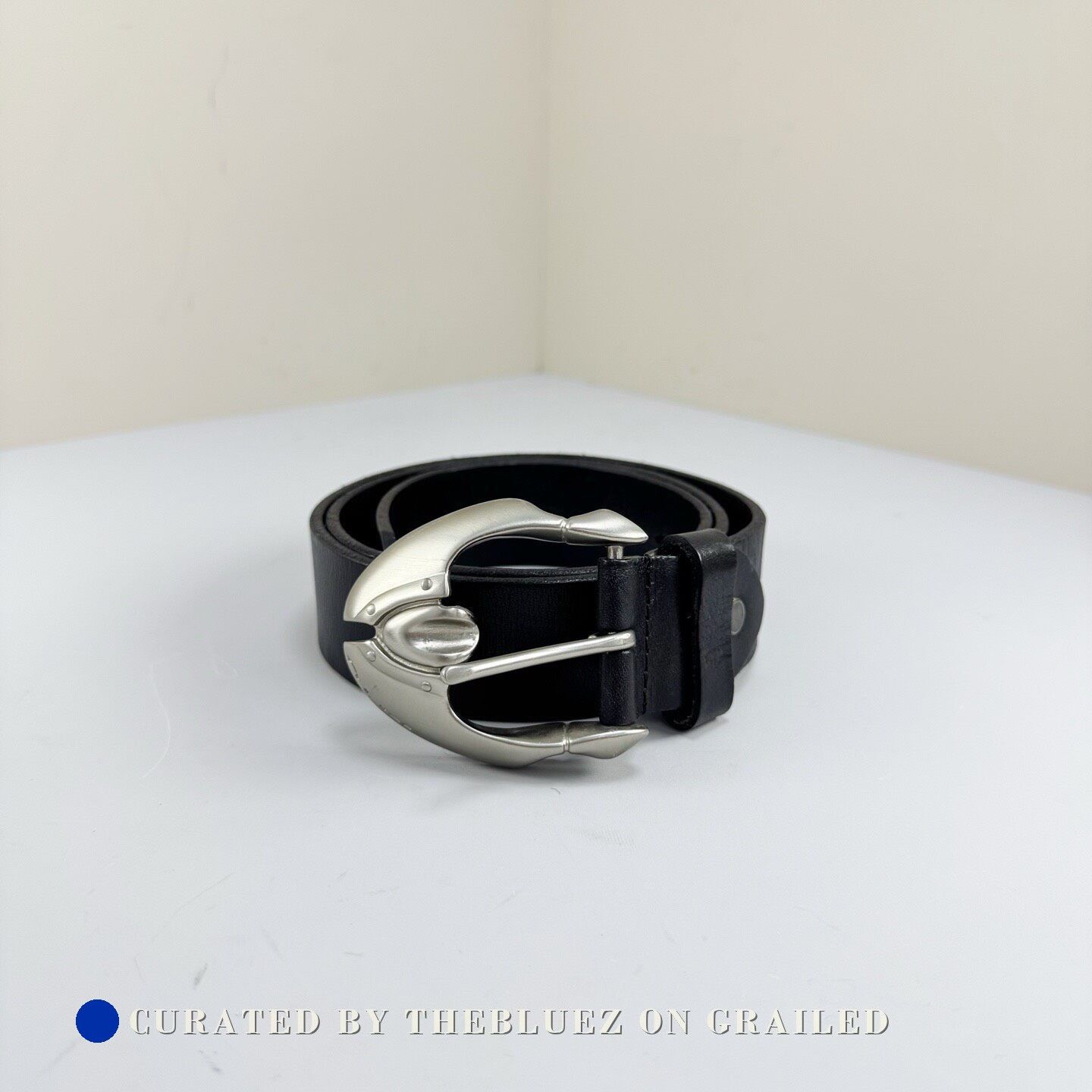 Oakley × Vintage Vintage y2k Oakley Skull Belt Silver Black | Grailed