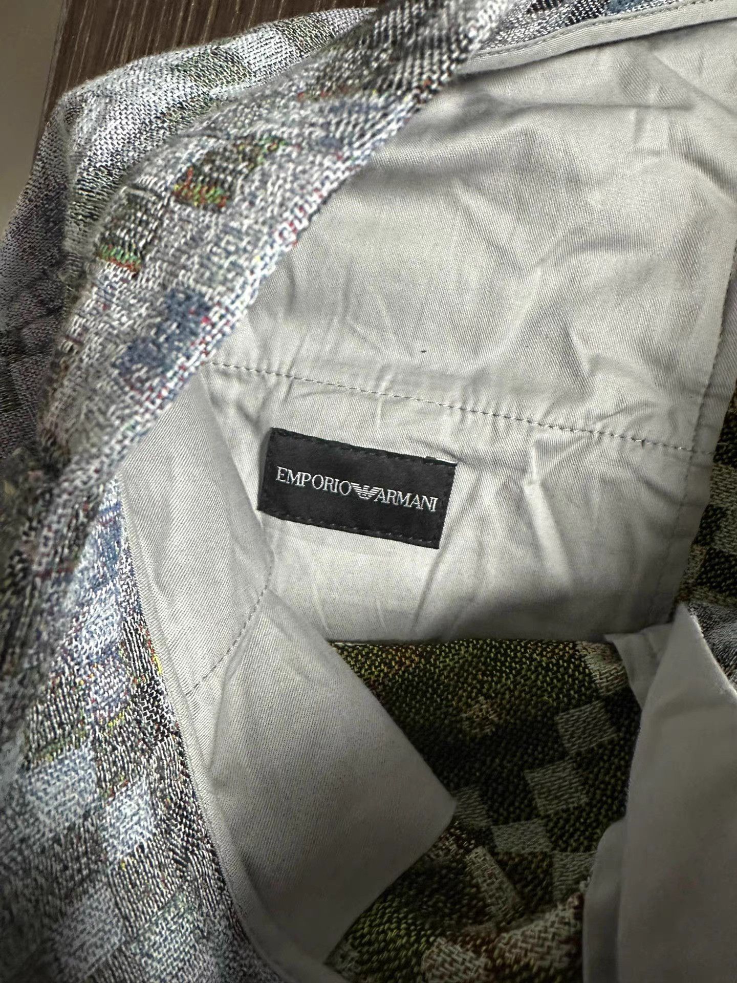 Armani Armani Men's Shorts with Mexican Tile Pattern K18 Size US 32 / EU 48 - 3 Thumbnail