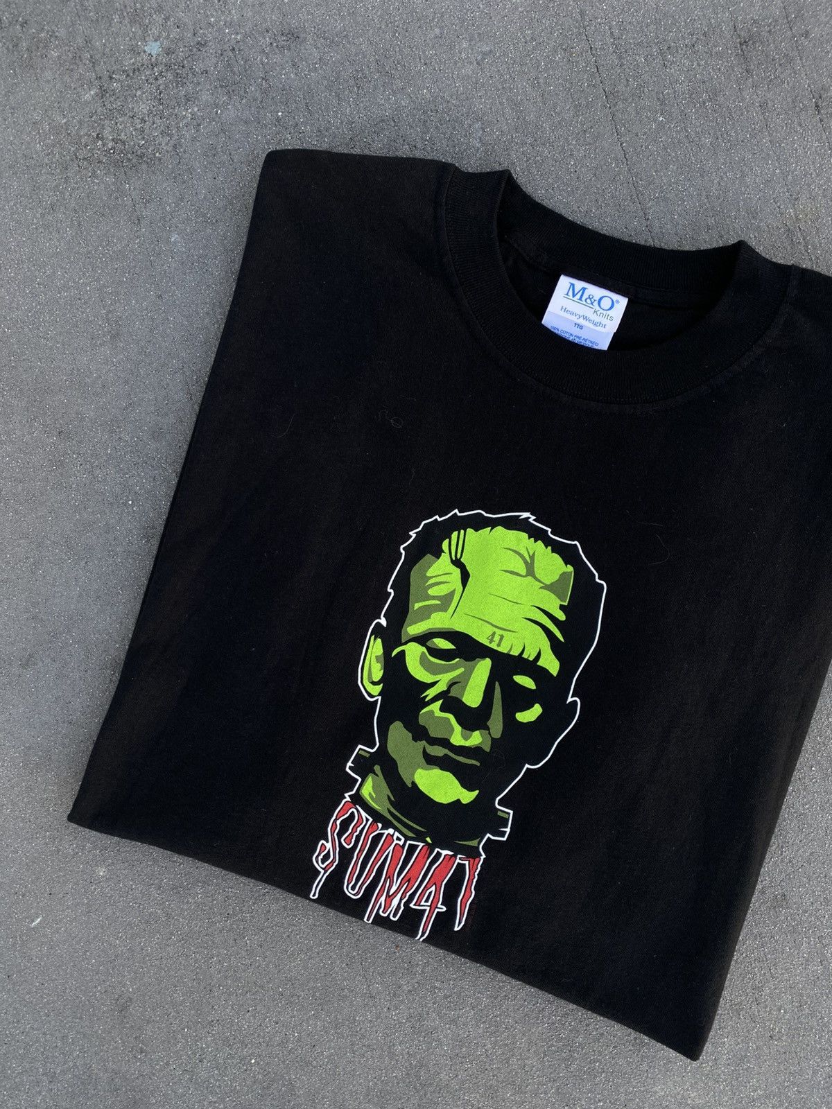Band Tees Vintage Rare Sum 41 Frankenstein © 2003 Size US L / EU 52-54 / 3 - 7 Thumbnail