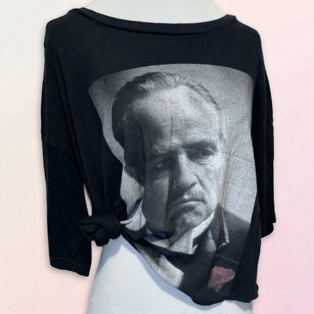 Vintage American Classics, Retro, The Godfather, Raw Hem Cropped Tee Size XL / US 12-14 / IT 48-50 - 12 Thumbnail