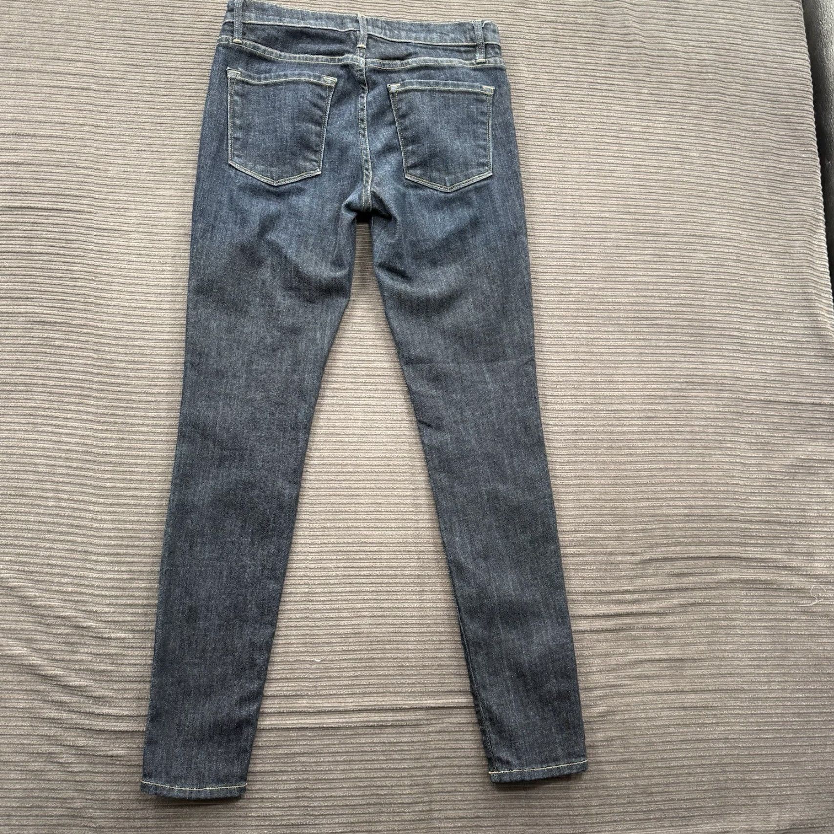 Frame FRAME Le Skinny De Jeanne Jeans Women 28 Cotton Blue Frame Denim Le Skinny De Jeanne Low Rise Jeans Women 28 Cotton Blue Designer Jeans Size 28" / US 6 / IT 42 - 2 Thumbnail