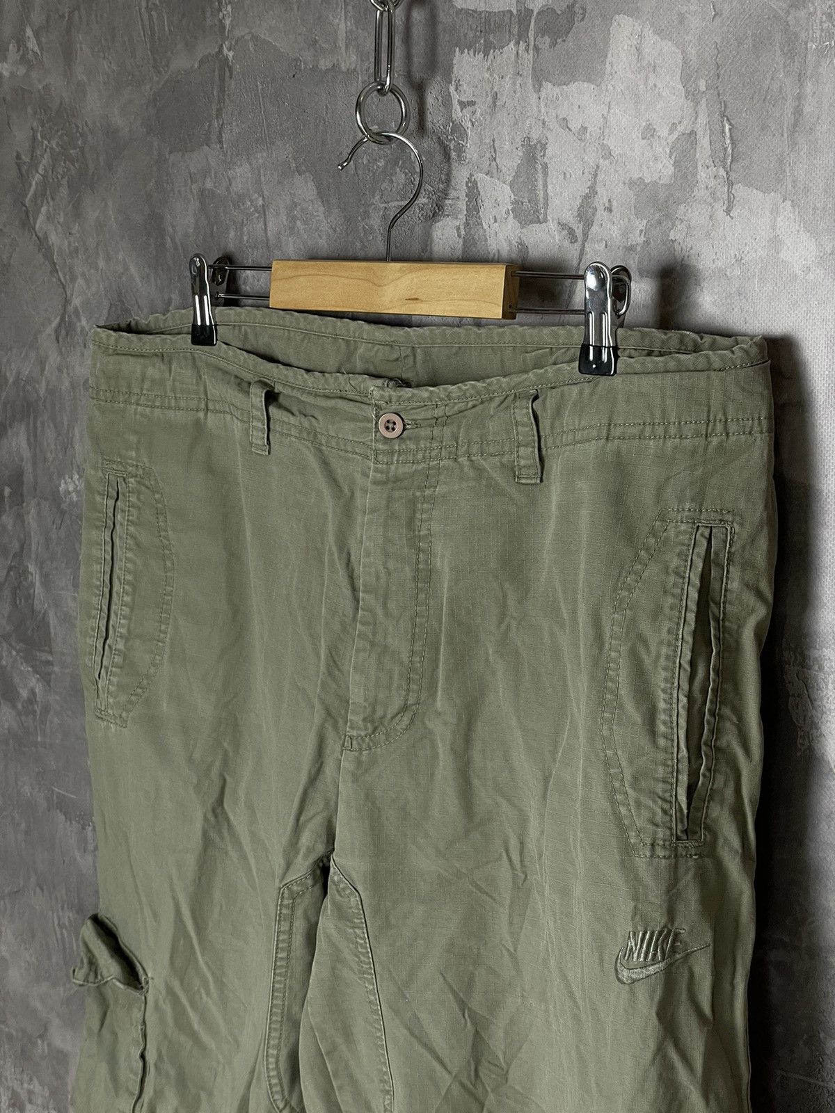Other Vintage Cargo Pants Nike Avangarde Watanage Faded BaggyFit Size US 36 / EU 52 - 6 Thumbnail