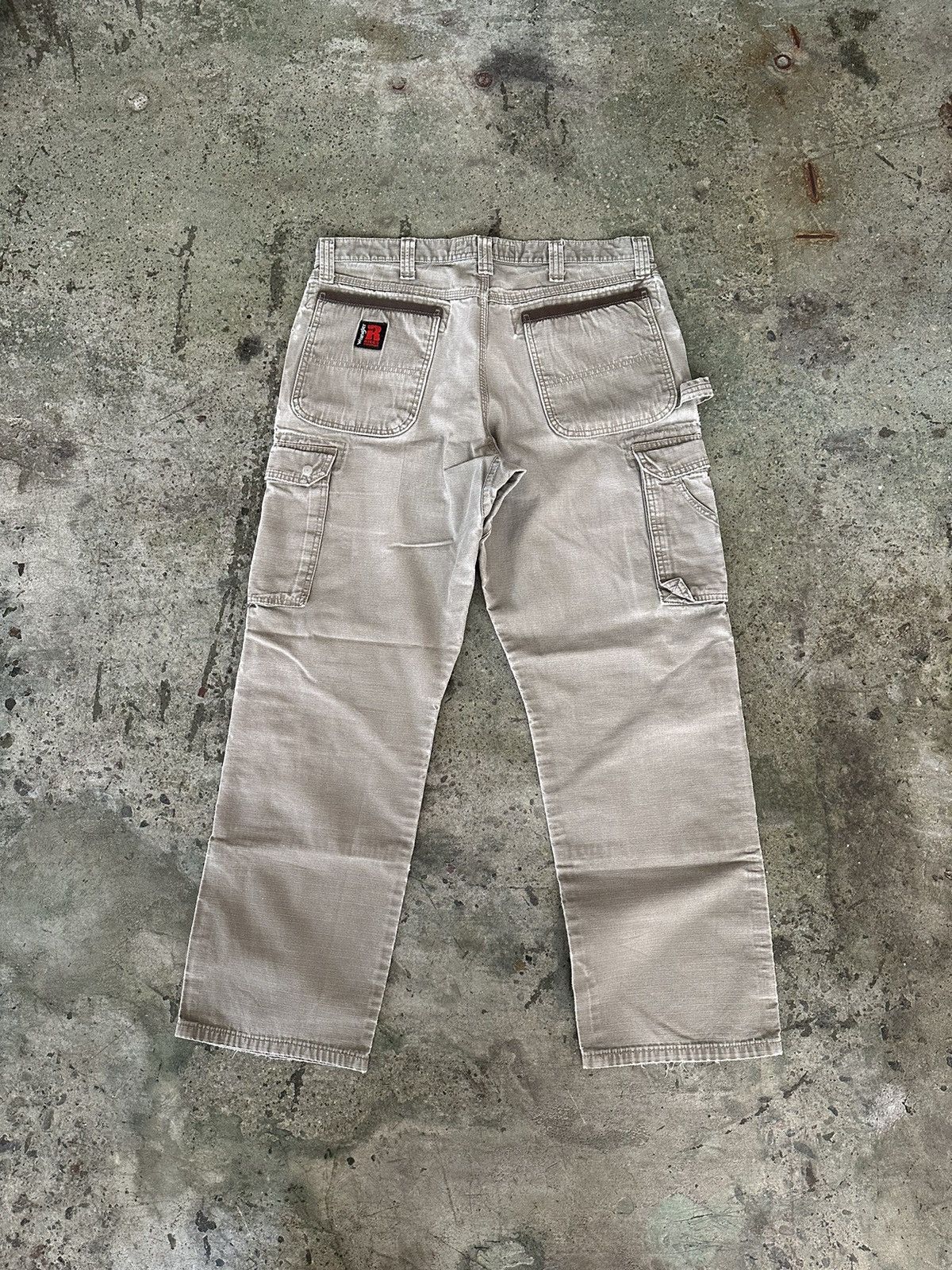 Vintage × Wrangler Vintage Wrangler Riggs Workwear Cargo Pants Size US 34 / EU 50 - 4 Thumbnail
