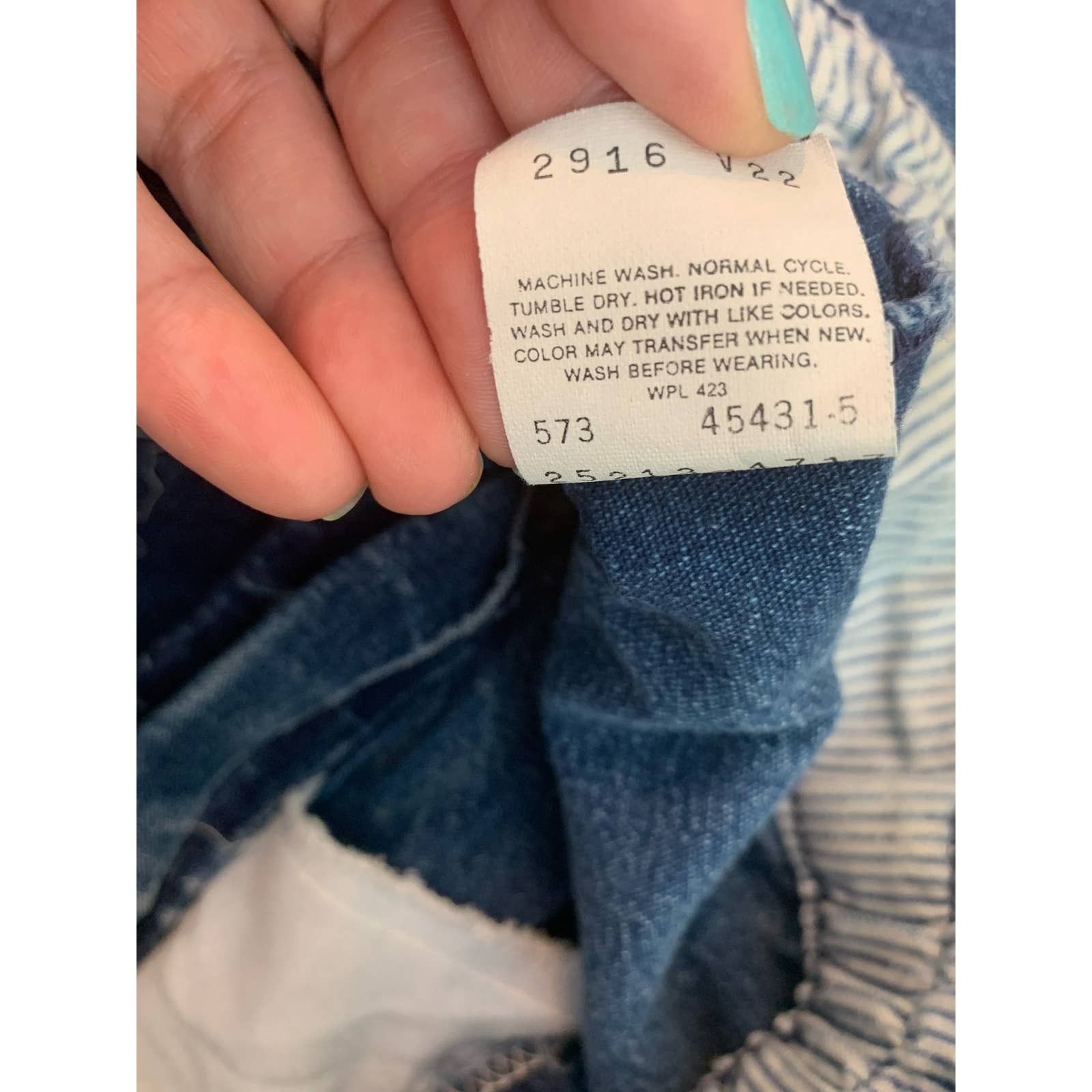 Dockers Dockers vintage high waist pleated blue jeans size 14 Size 36" / US 14 / IT 50 - 4 Thumbnail