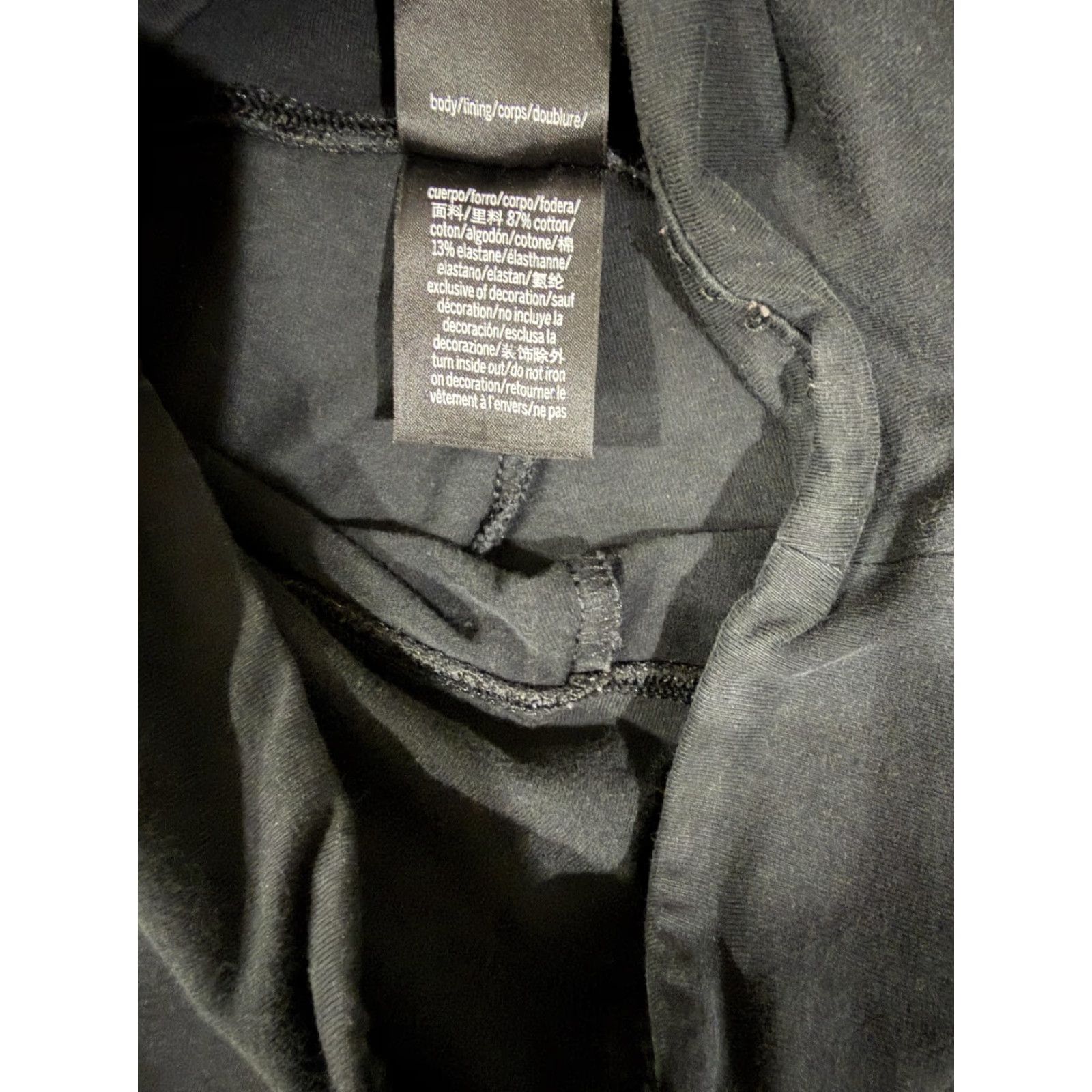 Vintage VINTAGE PINK Victoria's Secret Leggings Womens XS Black Yoga Fold Over Waist Dog Logo Size 26" / US 2 / IT 38 - 6 Thumbnail