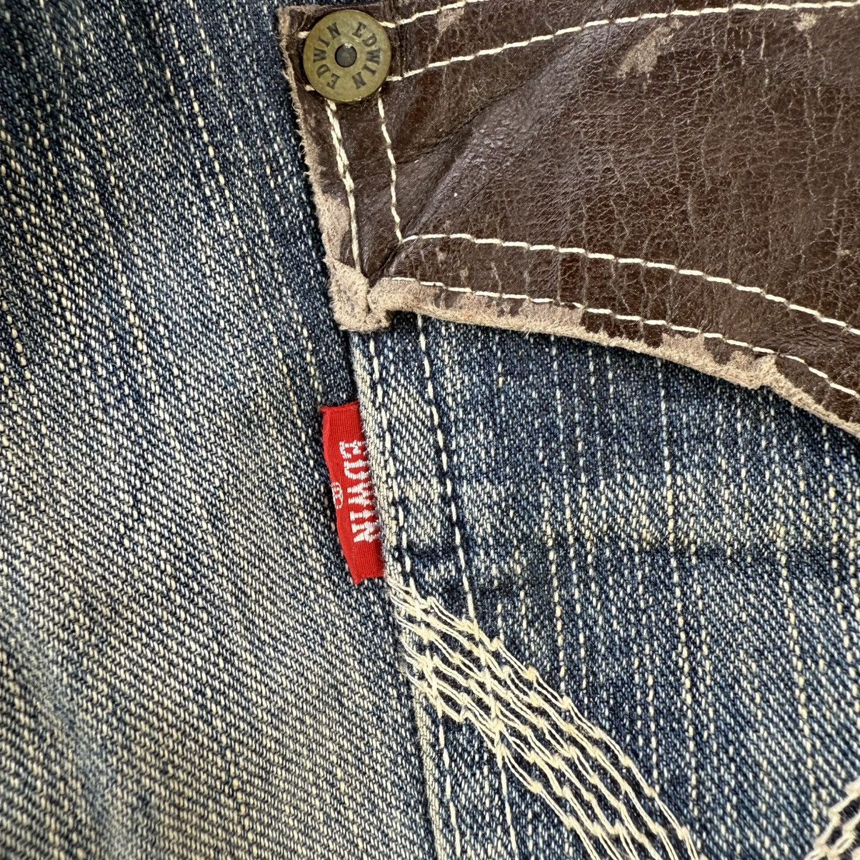 Edwin VINTAGE EDWIN BLUE TRIP FADED JEAN DENIM PANTS Size US 35 - 10 Thumbnail