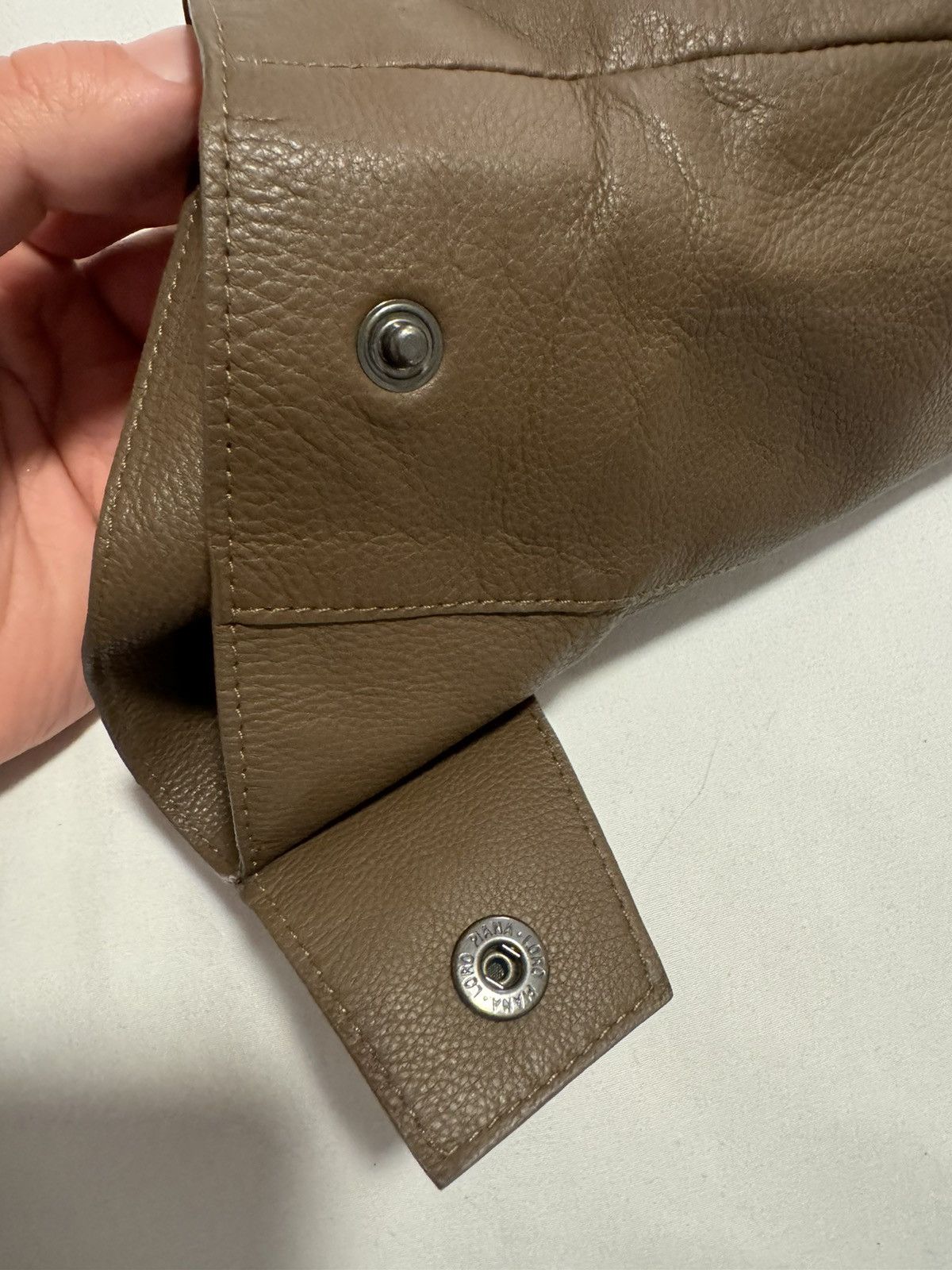 Designer × Loro Piana × Saint Laurent Paris Loro Piana brown leather jacket Size US XL / EU 56 / 4 - 5 Thumbnail
