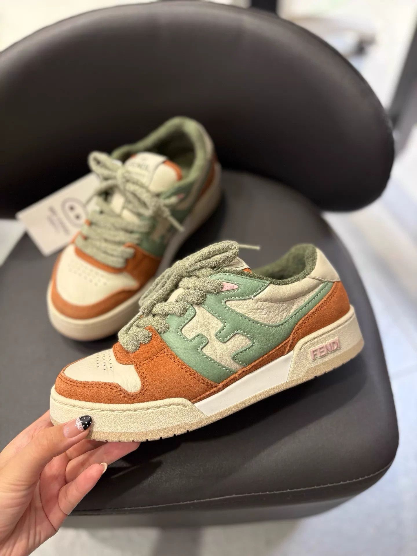 Fendi Fendi Match Colorblock Sneakers 99 New EU 35 Size US 4.5 / IT 34.5 - 2 Thumbnail