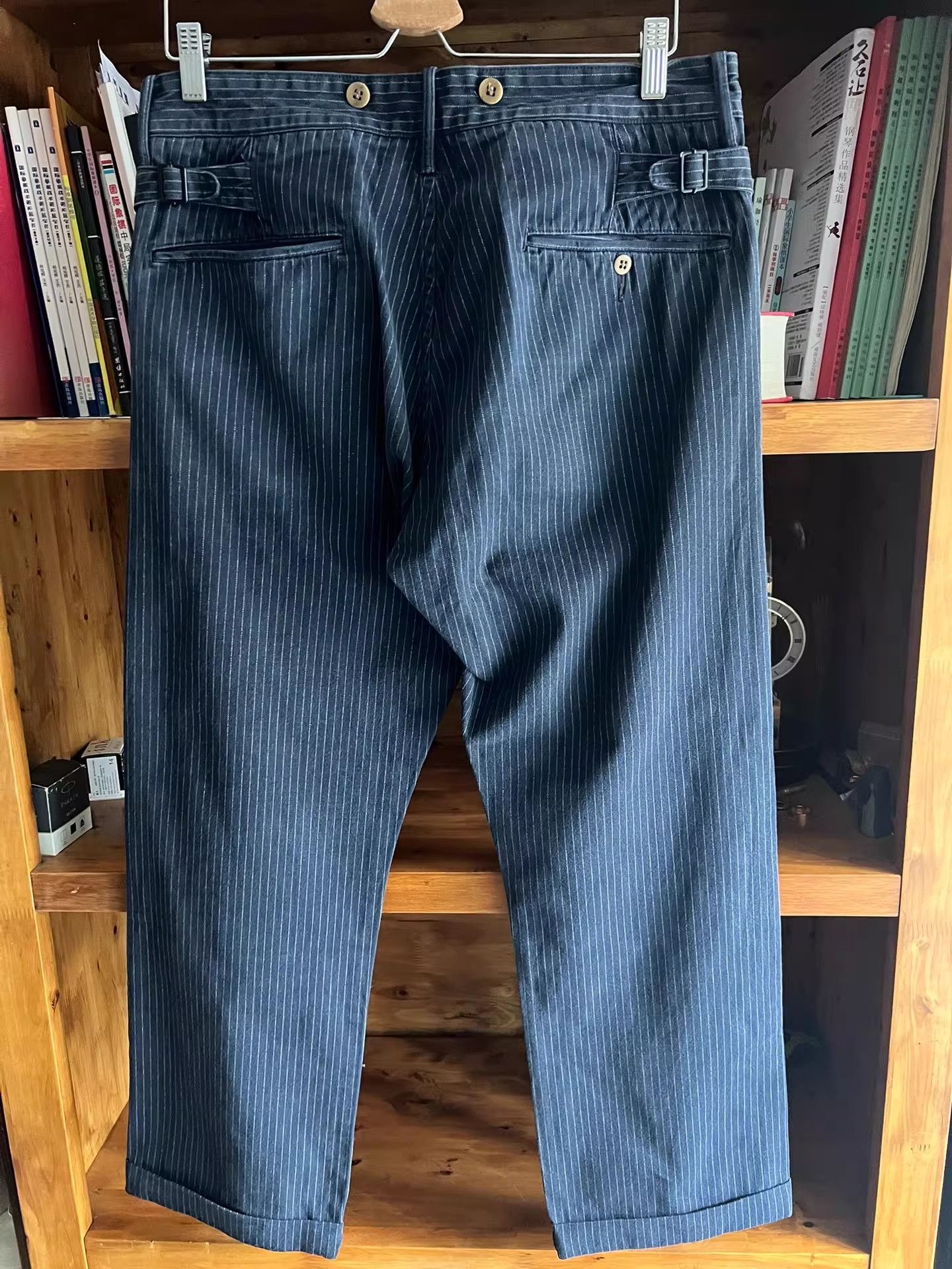 RRL Ralph Lauren RRL Double RL Striped Boot Trousers Size US 32 / EU 48 - 7 Thumbnail