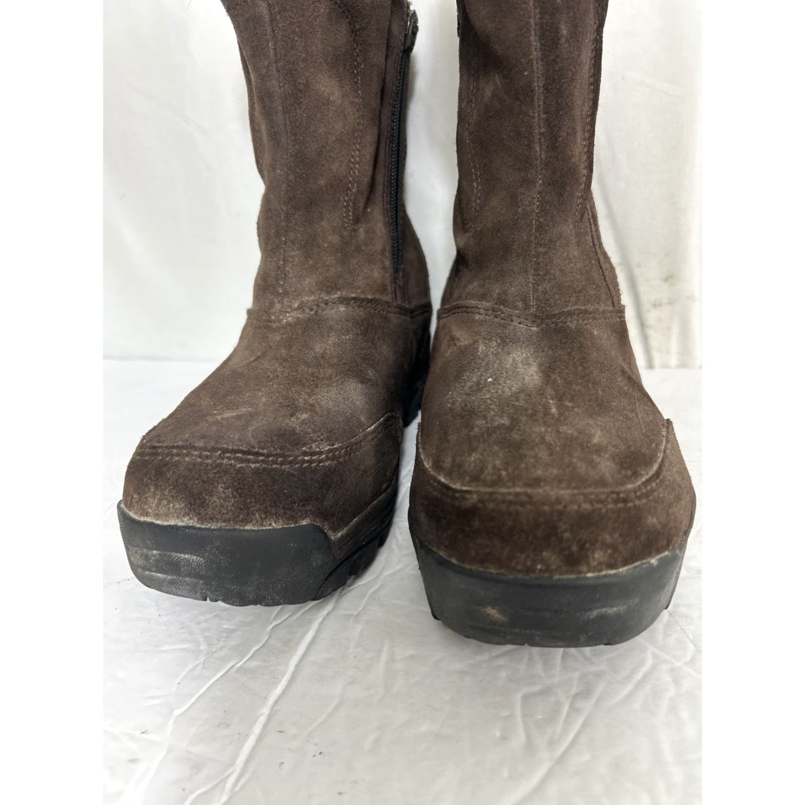 SOREL Sorel Women's WaterFall Boots Brown Suede WaterFall Boots Winter Boots WaterFall Boots Size 5.5 Brown Suede Zip Up Mid-Calf Women's Boots Size US 6 / IT 36 - 6 Thumbnail