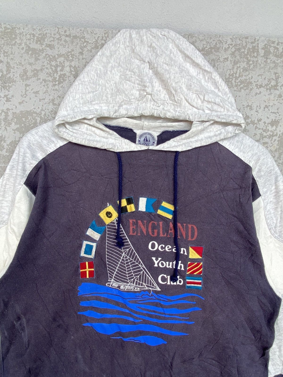 Other Vintage Ocean Youth Club Hoodie Sweater Black/Gray Size US M / EU 48-50 / 2 - 4 Thumbnail