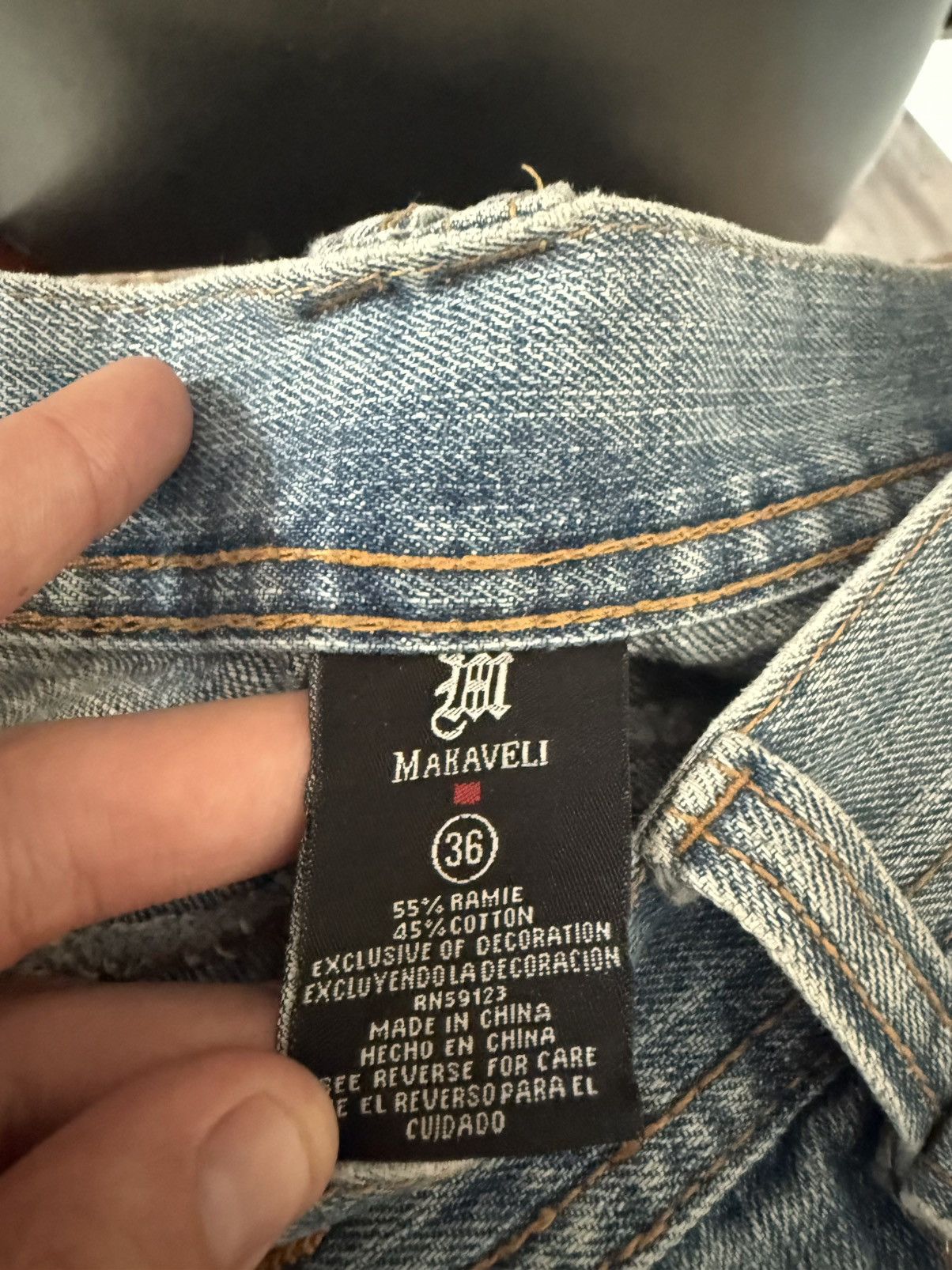 Other Vintage baggy Tupac jeans Size US 36 / EU 52 - 4 Thumbnail