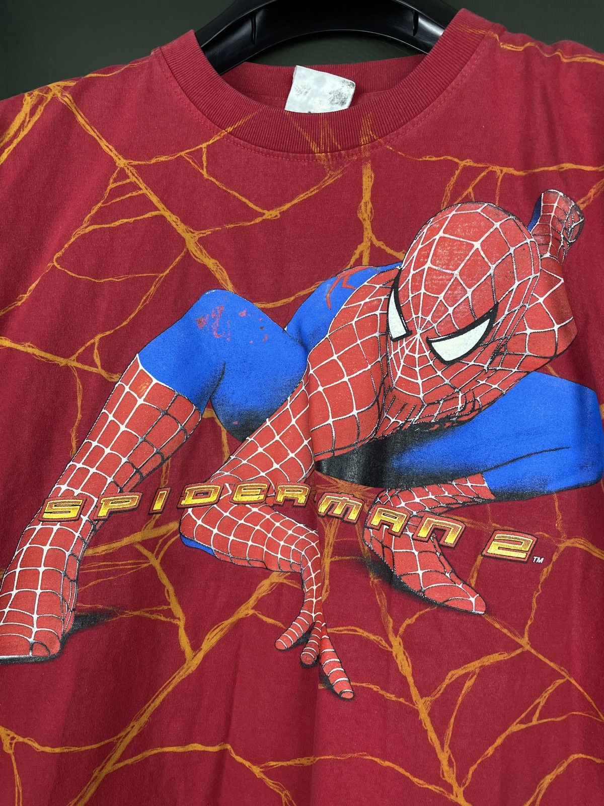 Marvel Comics × Vintage Vintage 2004 Spider-Man 2 Movie T-Shirt Size M / US 6-8 / IT 42-44 - 4 Thumbnail