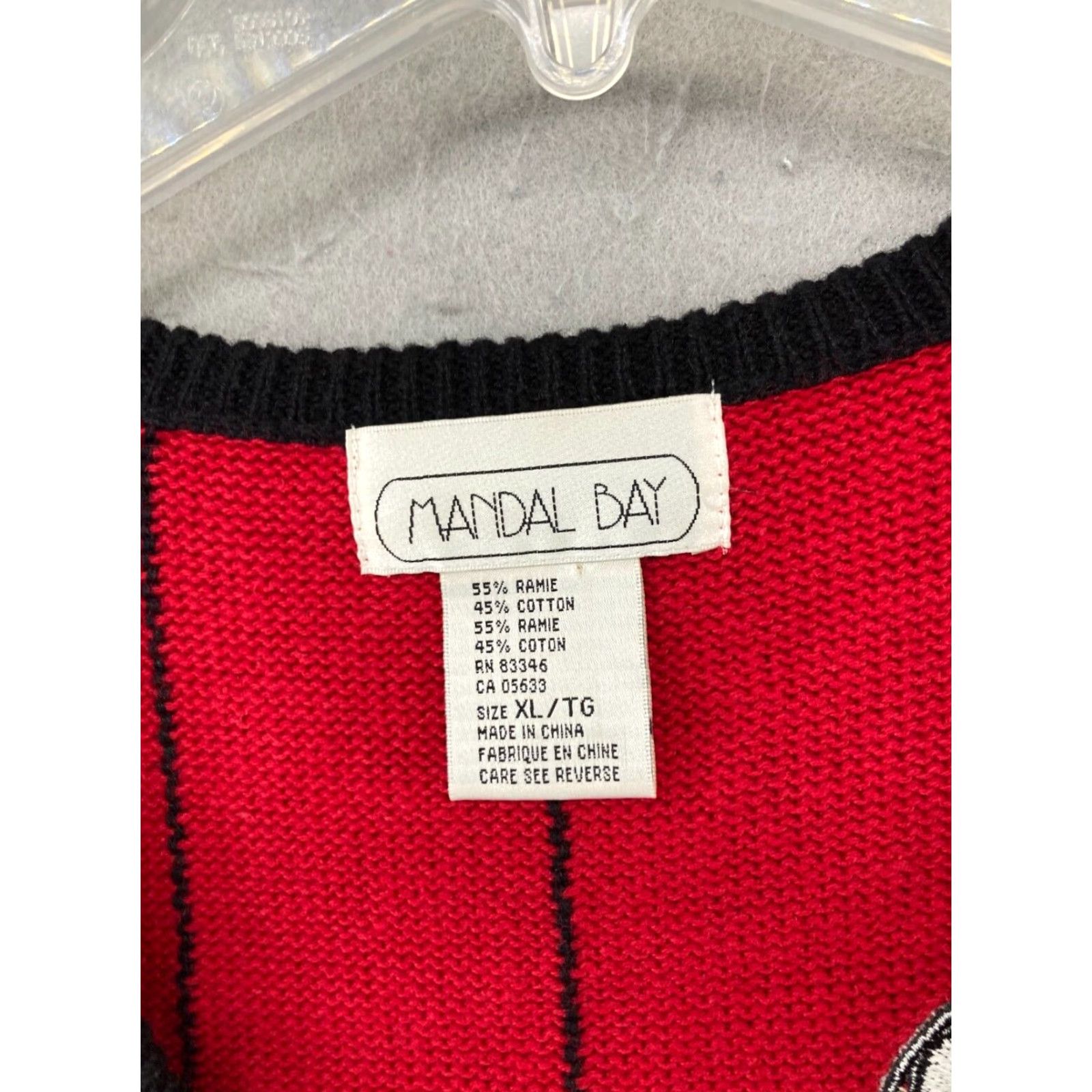 Vintage VINTAGE Mandal Bay Vest Womens XL Red Soccer Sports VTG 90s Size XL / US 12-14 / IT 48-50 - 4 Thumbnail