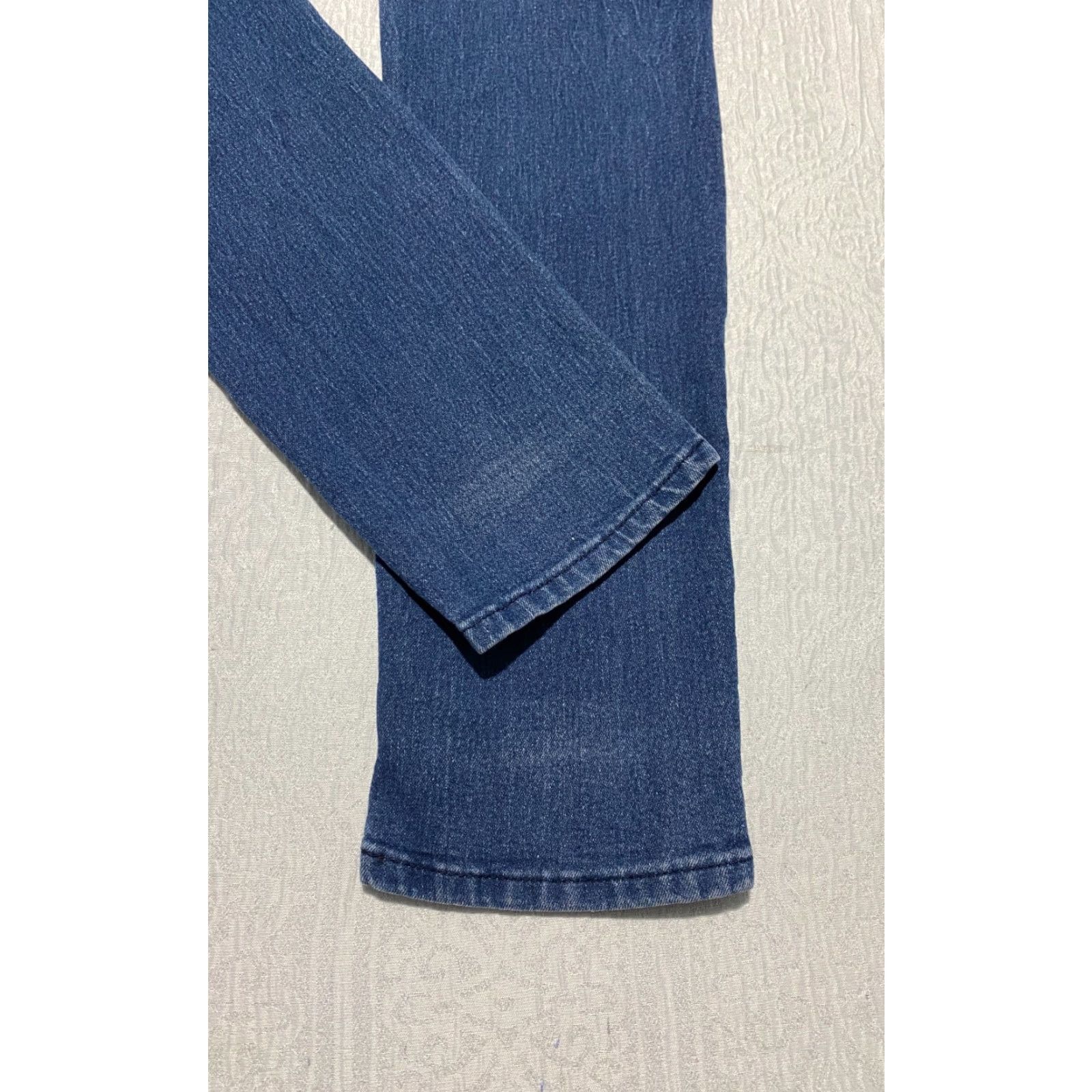 Denime Brambi Fashion Jeans Jeans Blue Stretch Denim Rhinestone Juniors Size 15 Slim Regular 5-Pocket Women Girls Mens Size 30" / US 8 / IT 44 - 4 Thumbnail