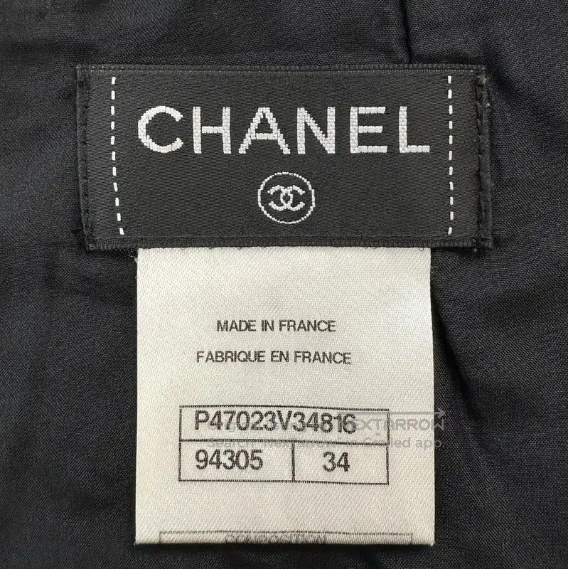 Chanel Chanel Black Women's Skirt in Size S . Size 23" - 8 Thumbnail