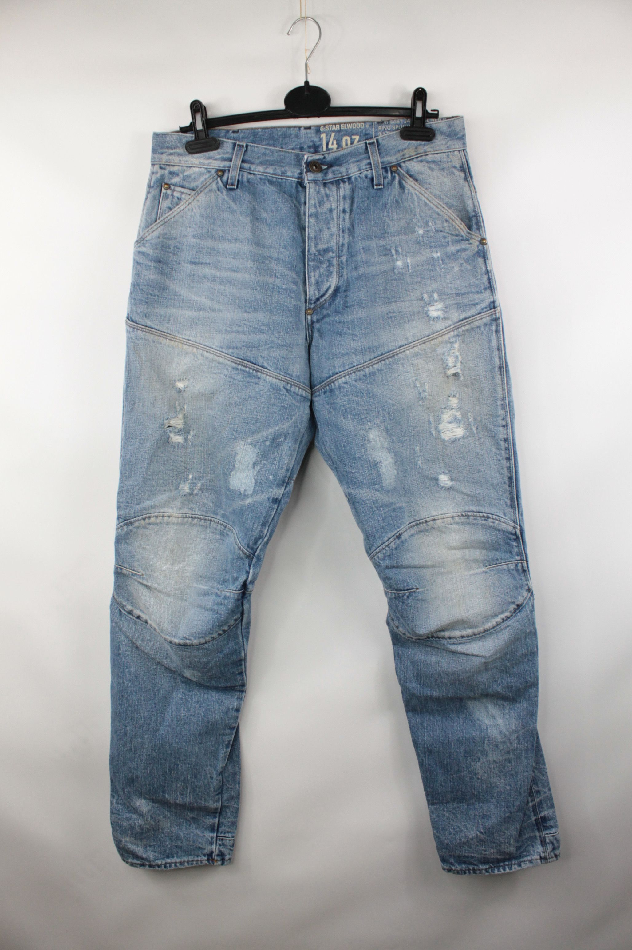 RARE G-Star 5620 Elwood x 14OZ Red Listing Denim Limited