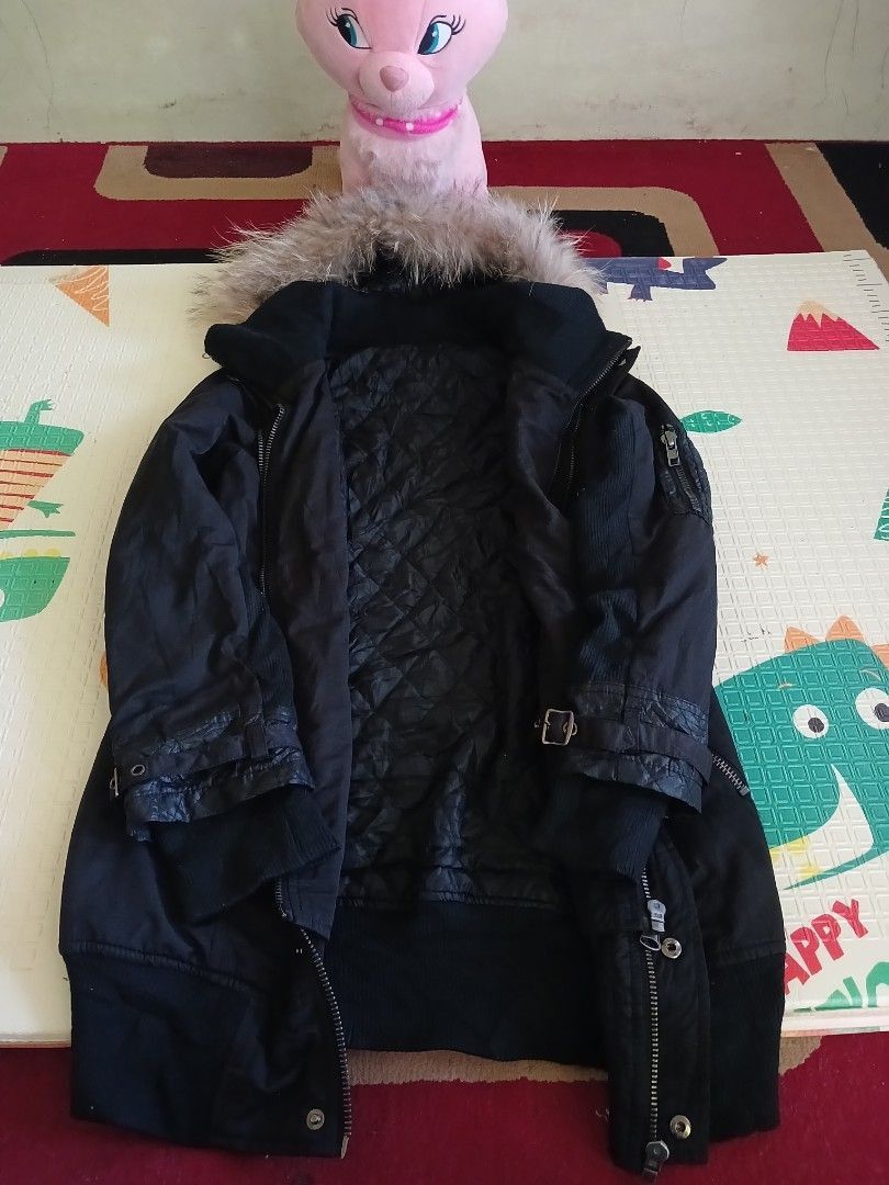 Le Grande Bleu (L.G.B.) Japanese fur double zip jacket Size US M / EU 48-50 / 2 - 4 Thumbnail