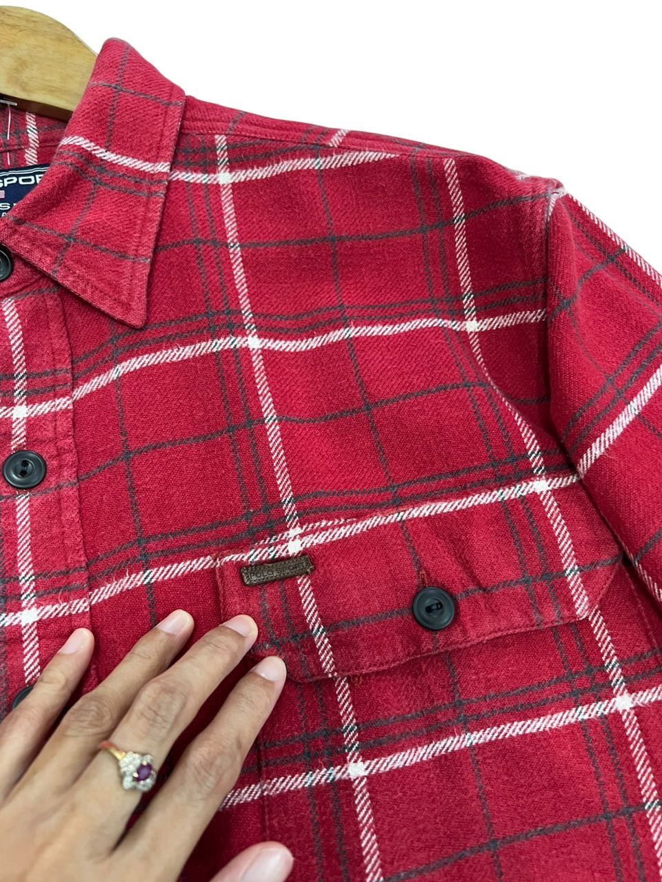 Polo Ralph Lauren × RRL Ralph Lauren Polo Sport Sportman Flannel Shirt Size US L / EU 52-54 / 3 - 4 Thumbnail