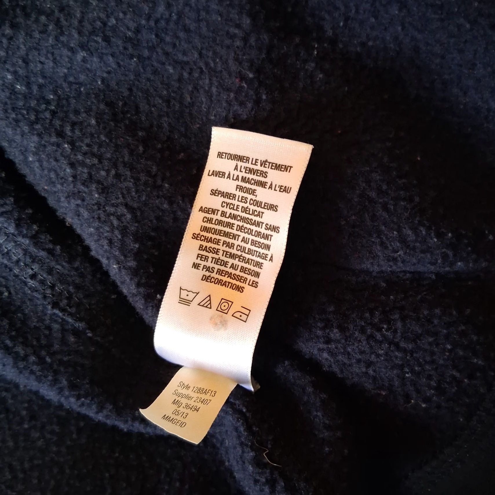 Vintage VINTAGE Aeropostale Hoodie Hooded Sweatshirt Women XL Blue Full Zip Thermal Hood Y2K Size XL / US 12-14 / IT 48-50 - 6 Thumbnail