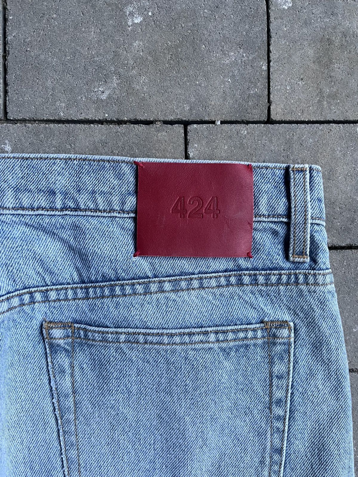 424 ❗️RARE❗️424 Fairfax Bandana Denim Jeans Size US 34 / EU 50 - 5 Thumbnail