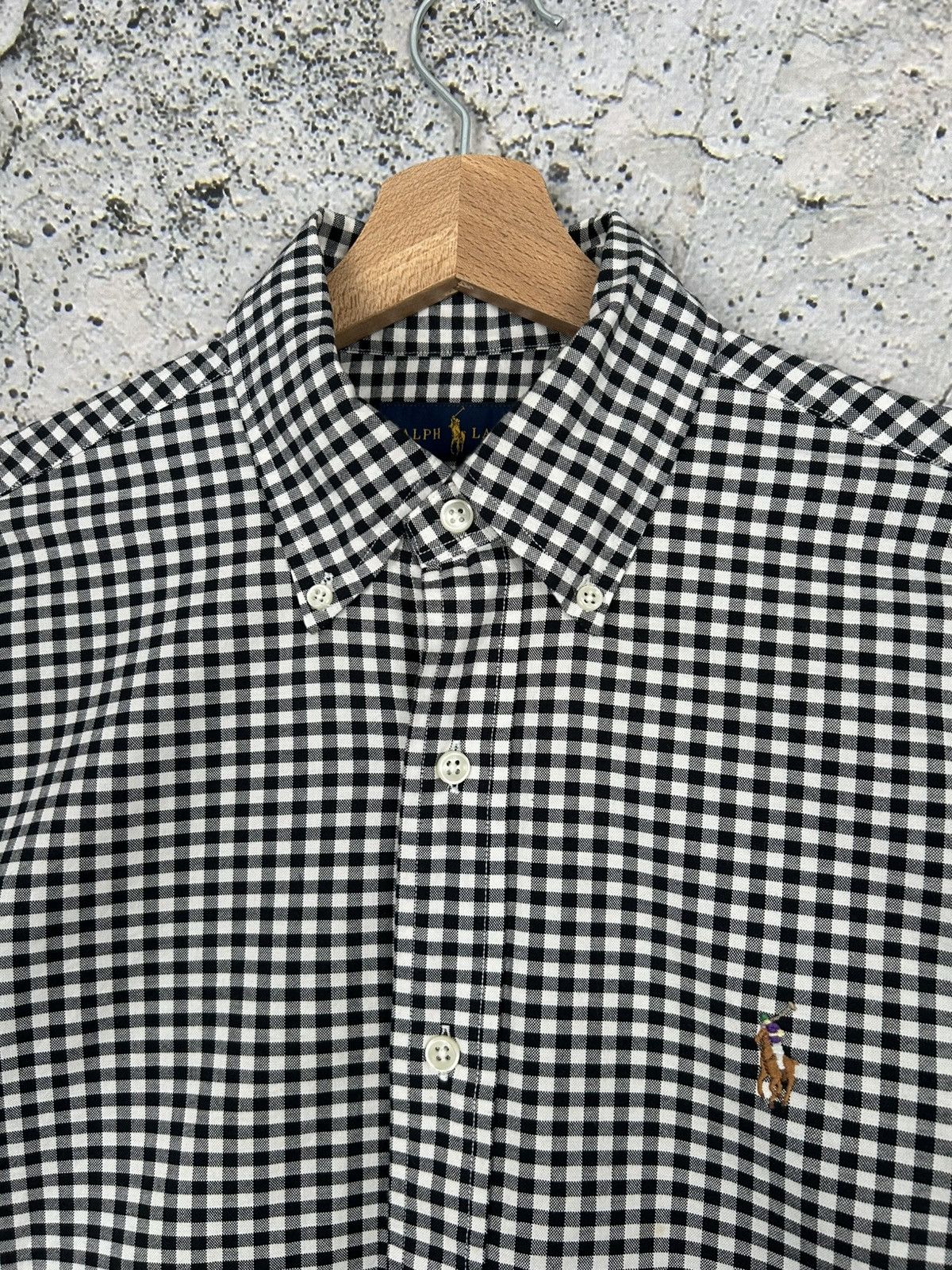 Ralph Lauren Vintage Polo Ralph Lauren Checkered Black White Shrit Size US S / EU 44-46 / 1 - 3 Thumbnail