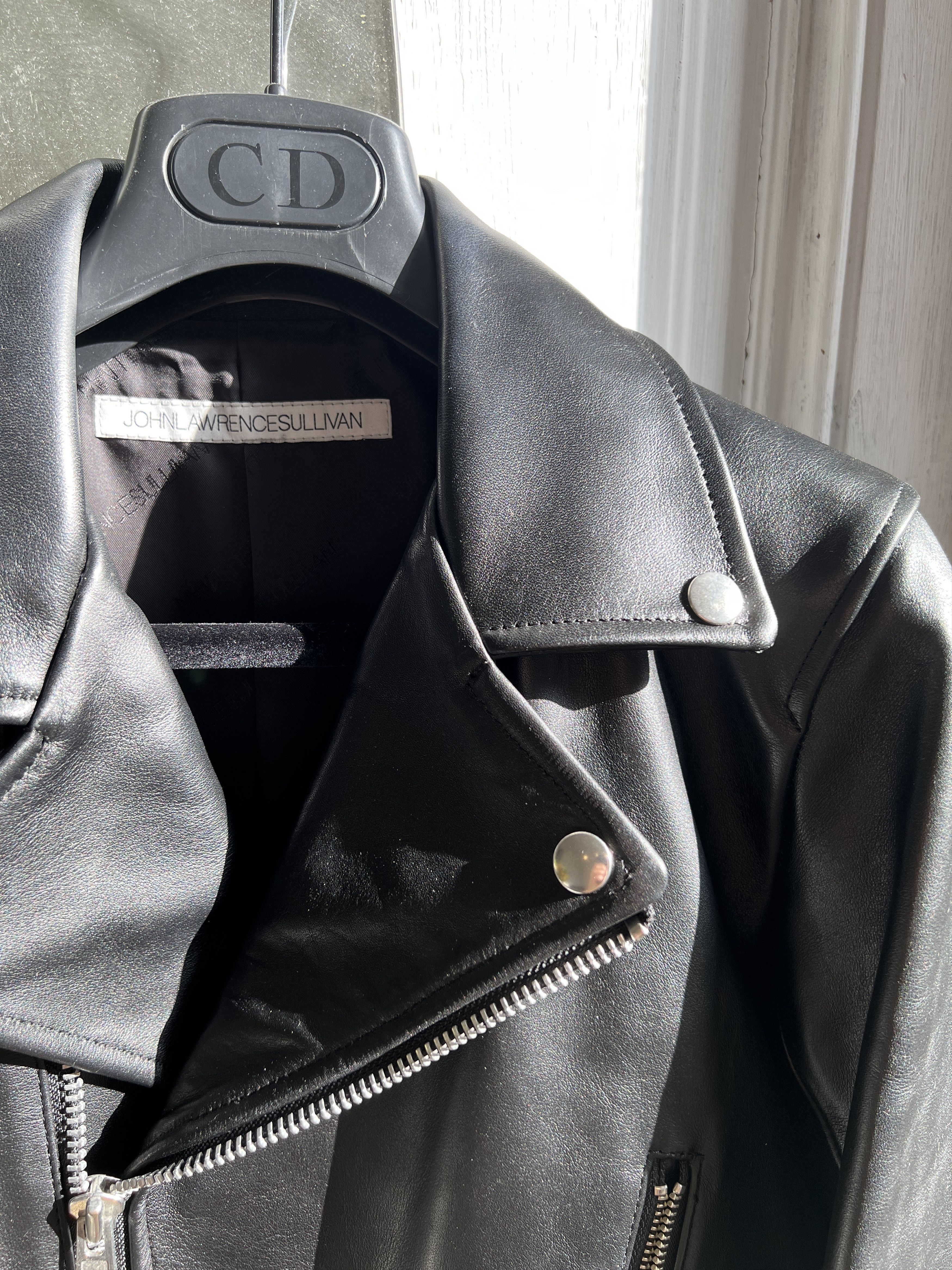 ジャケット・アウター john lawrence sullivan 20fw leathercoat John Lawrence Sullivan Biker Leather Jacket