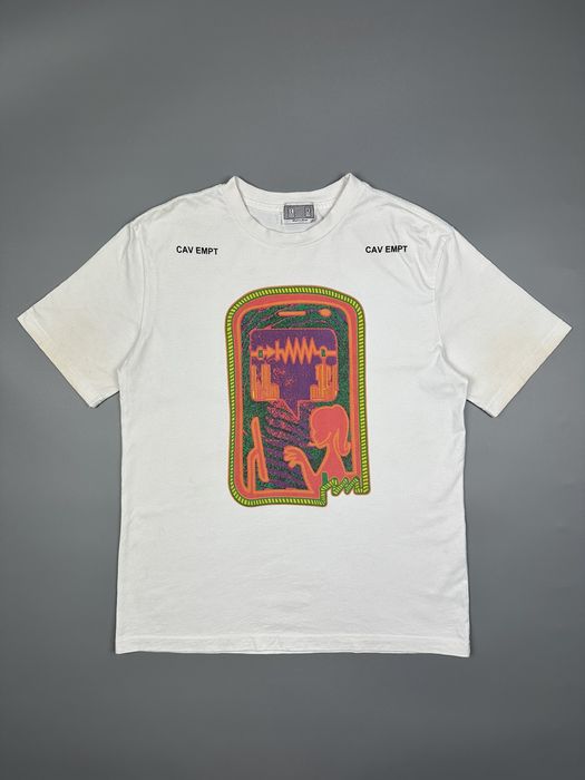 Cav Empt CAV EMPT CHAT OSCILLATION WHITE TEE Grailed